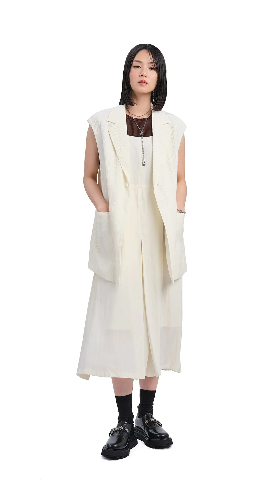 Silky Maxi Dress NonRestrictiveSilhouette Noble Core