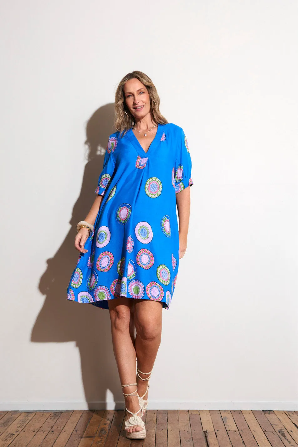 Kora Puff Sleeve Dress in Lumina FrictionResistantEdges