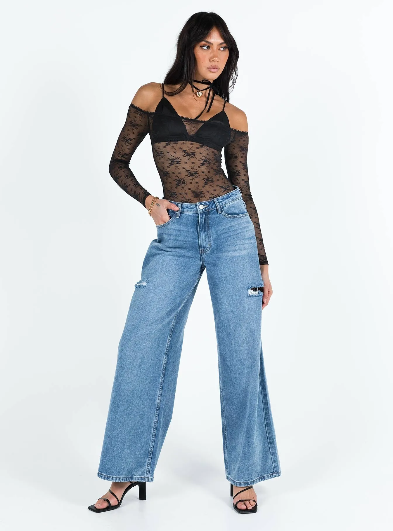 Eco Unisex Mademoiselle Bodysuit Black