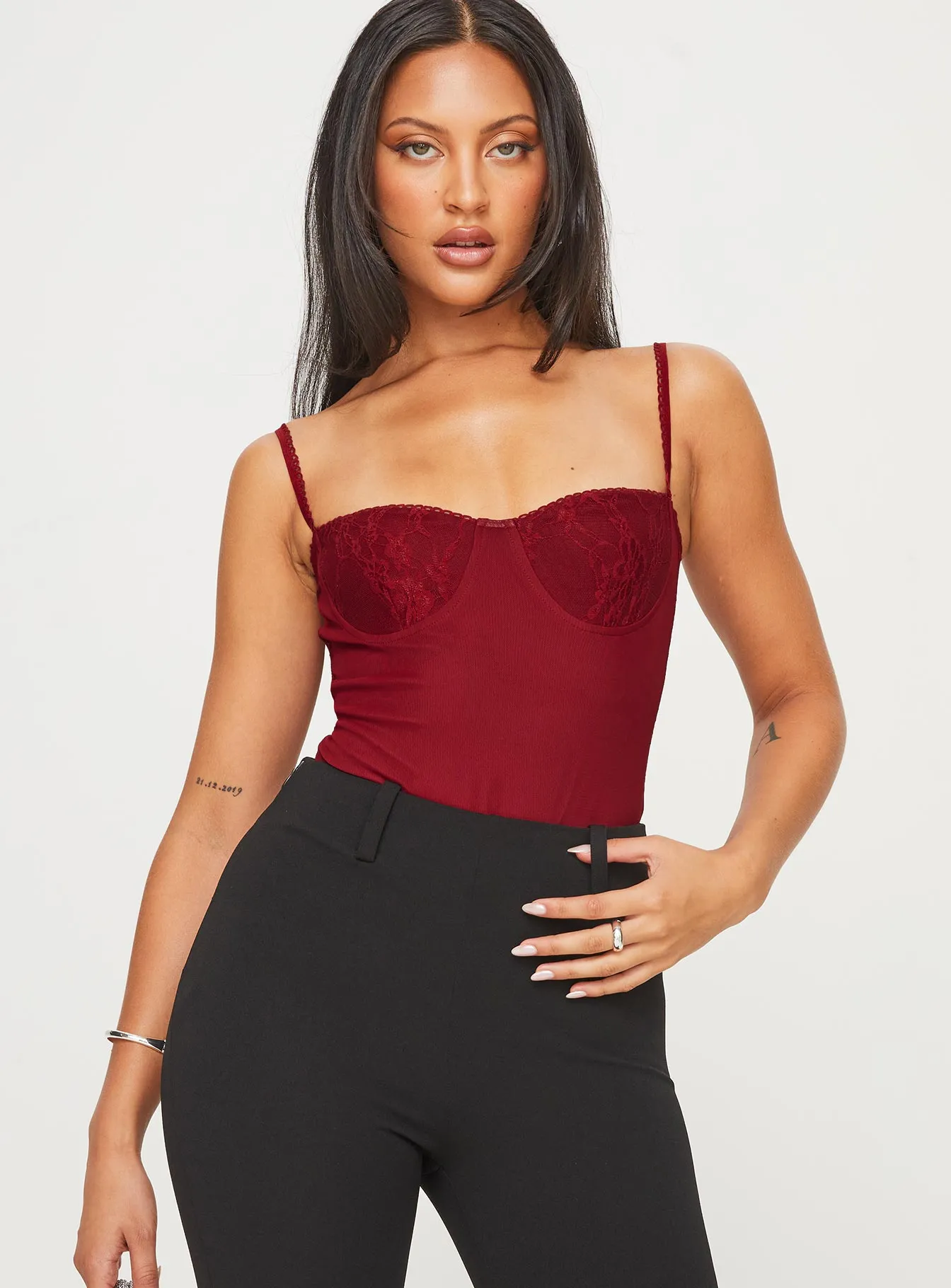 Dynamic New Verica Bodysuit Red