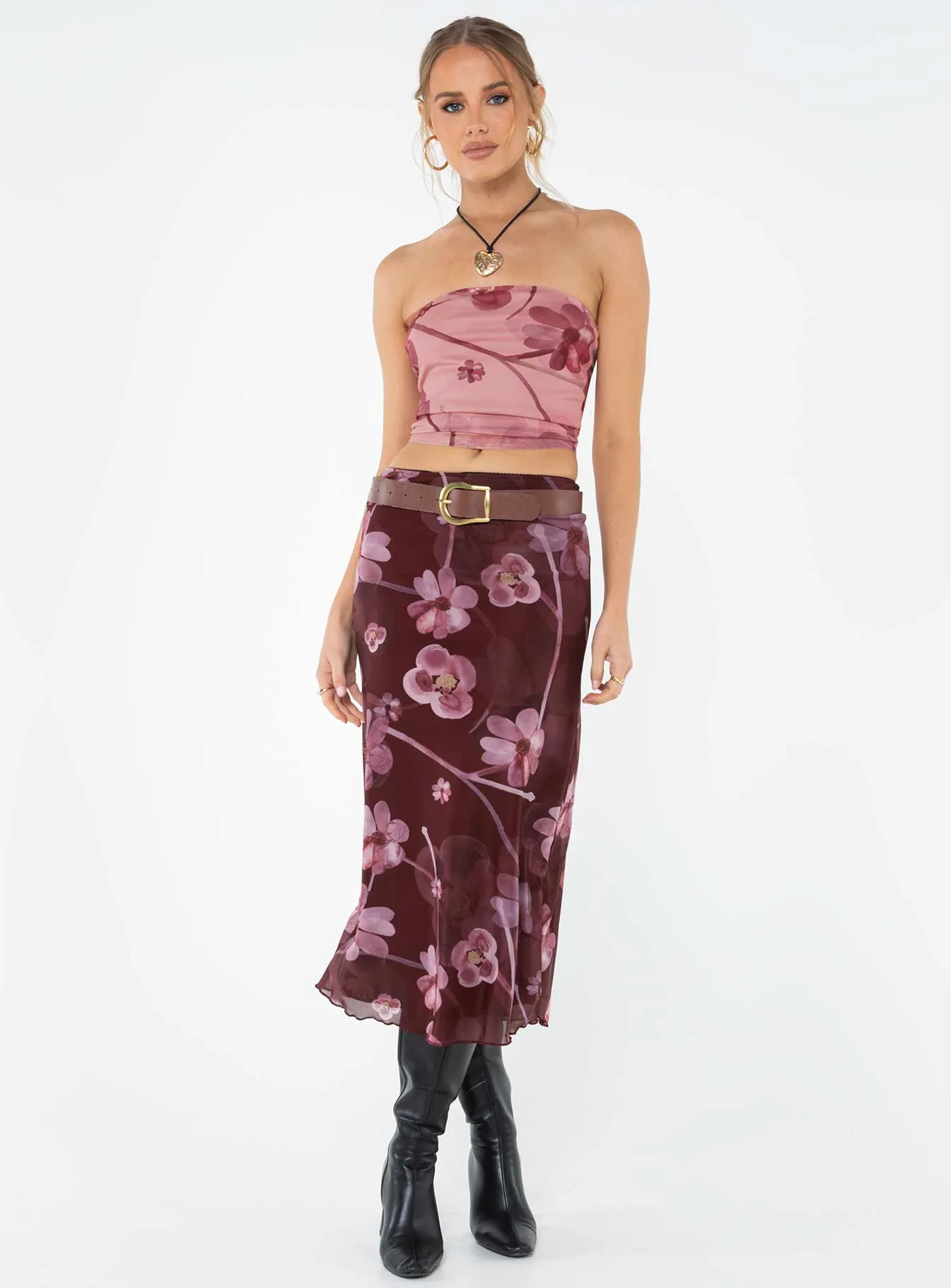 Sporty Design Peggy Top Floral Blush