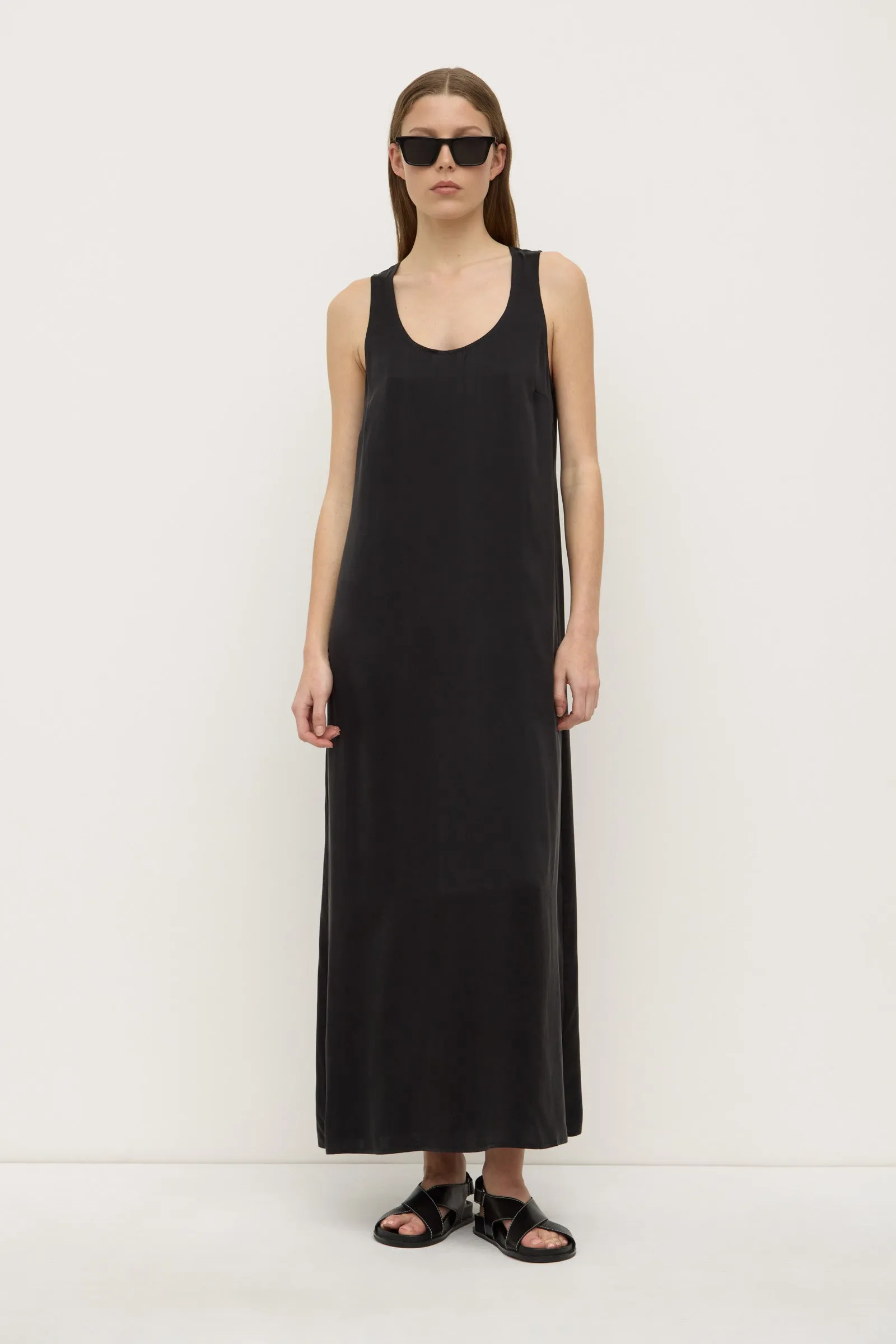 Pippa Silk Tank Dress WindproofInterior