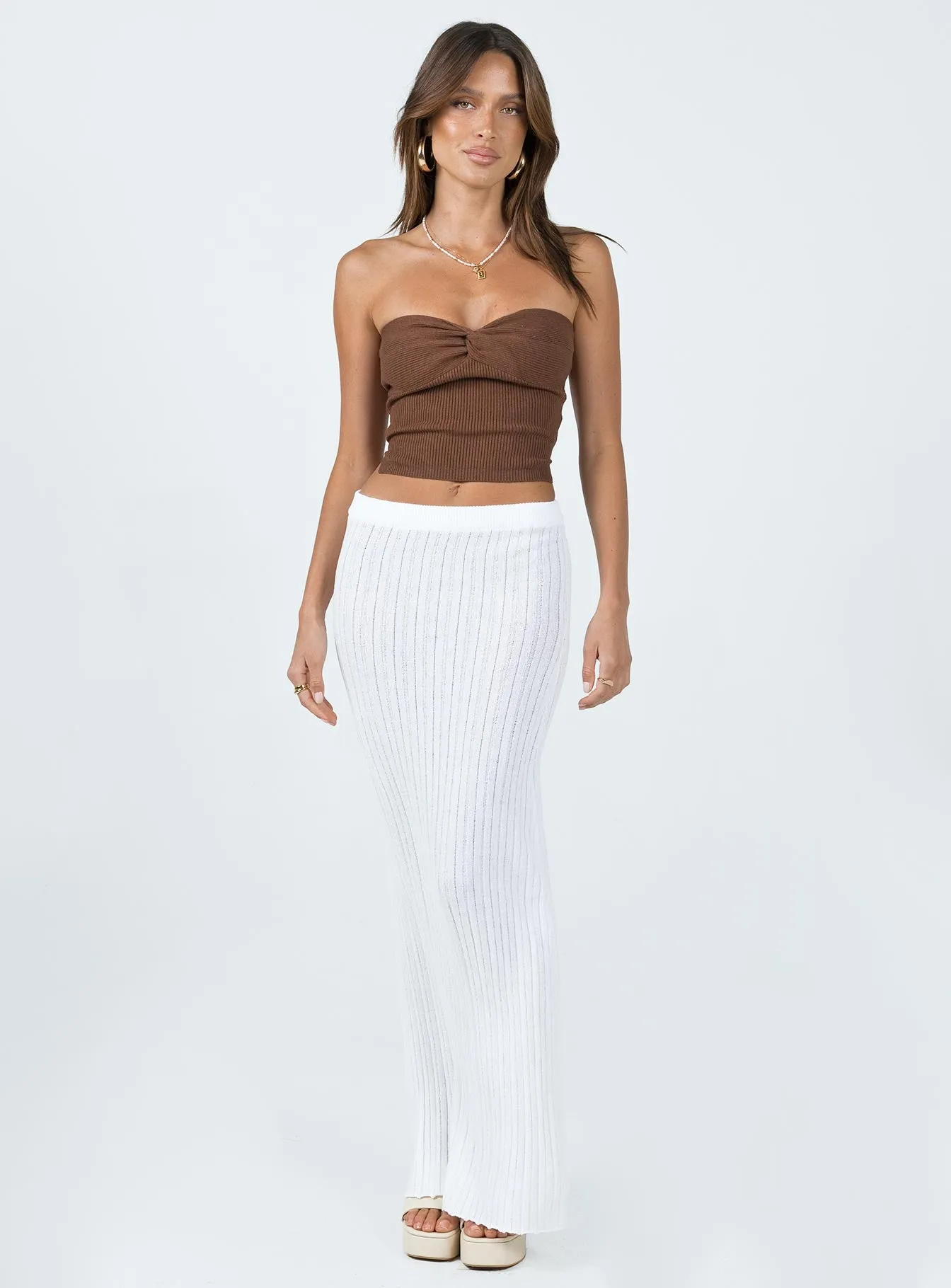 Reflective Safety Accents Mai Top Brown