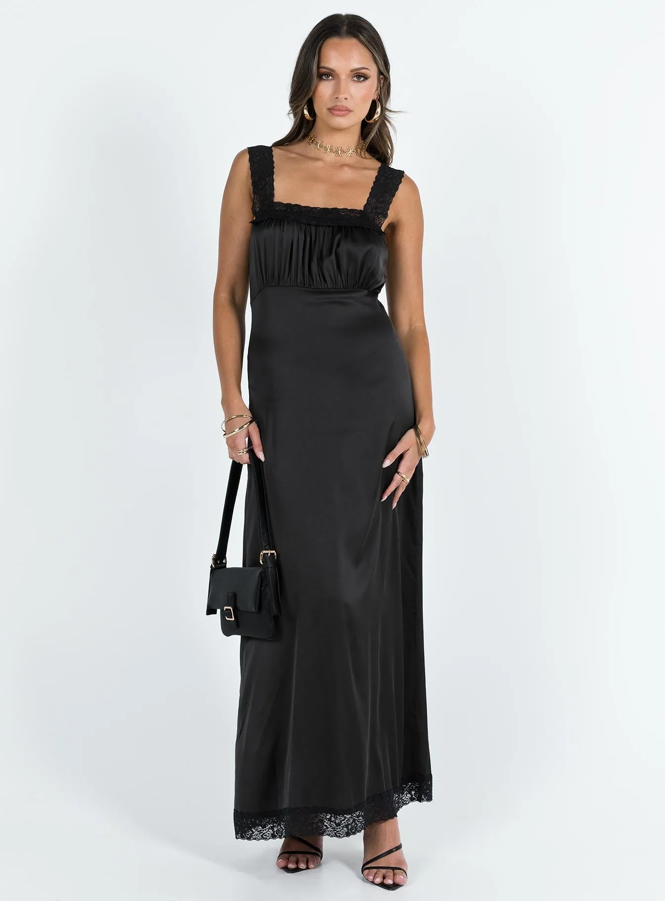 Ballerina Vintage Maxi Dress Onyx Sand Shore