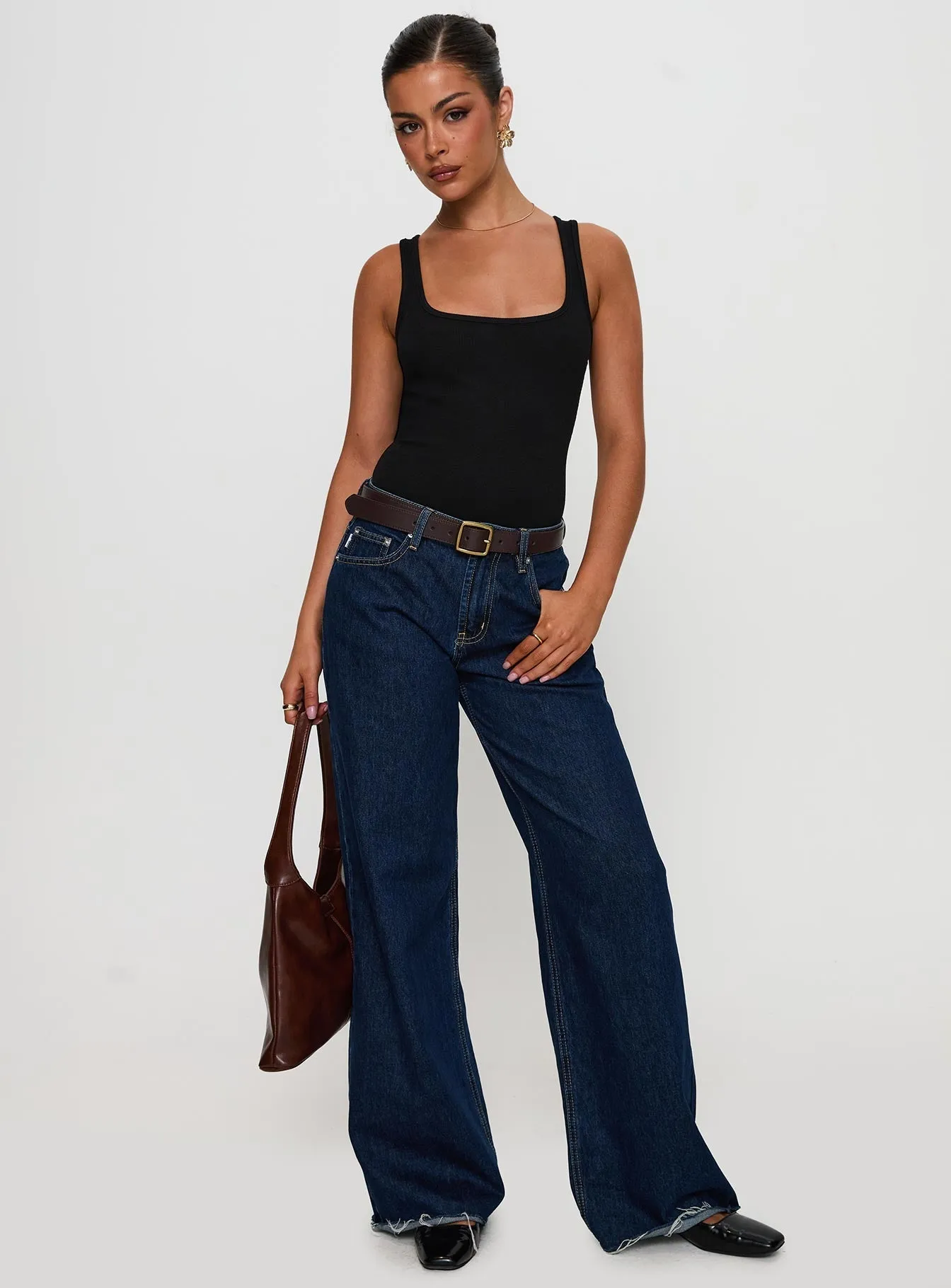 Baseline Rib Bodysuit Black Unique Resort