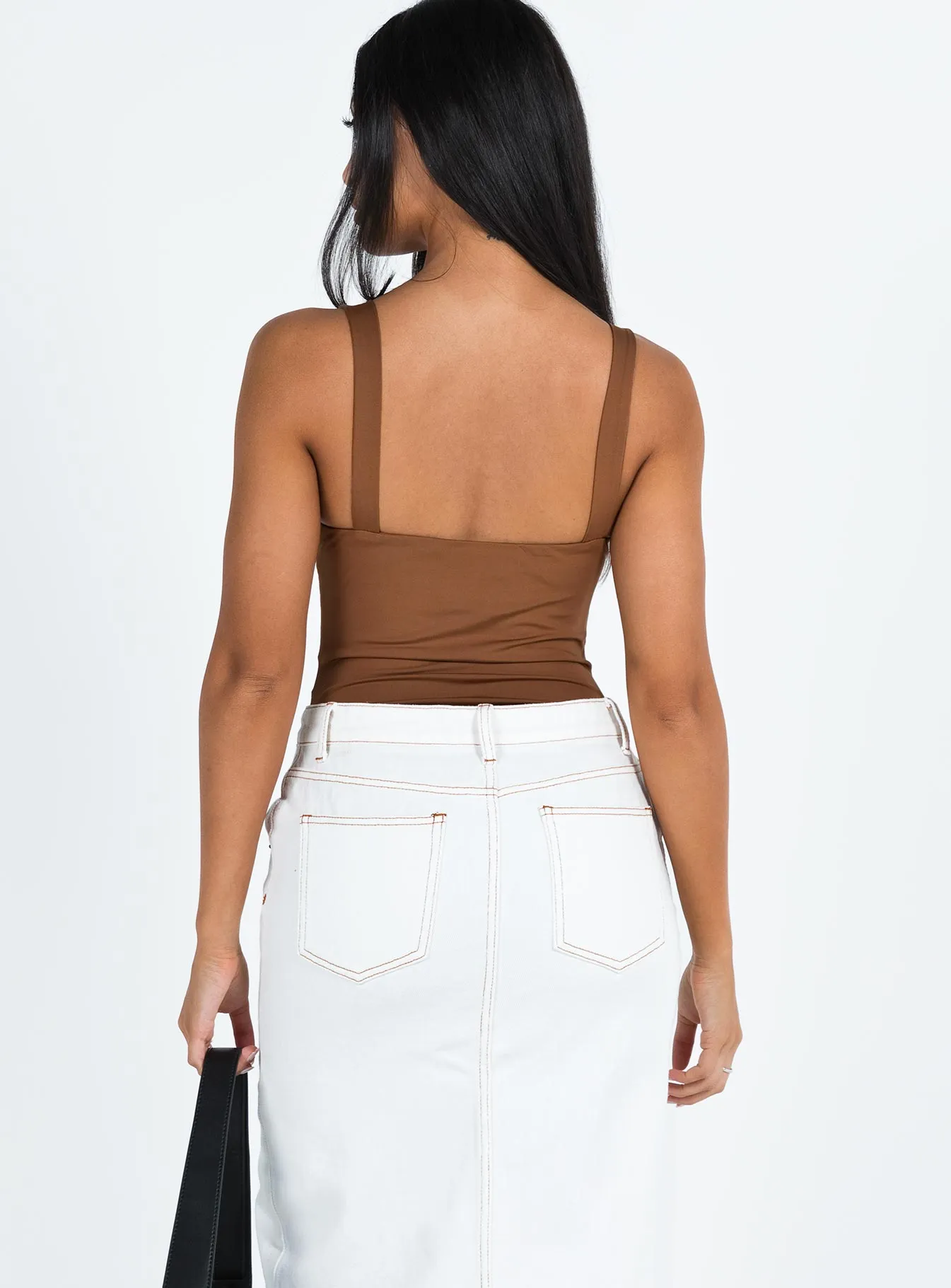 Vintage Unique Sosie Bodysuit Brown