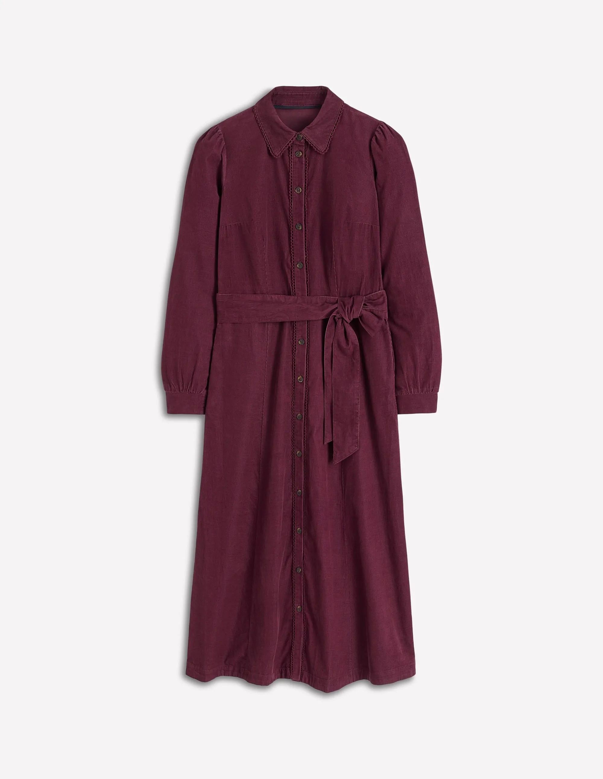 Clara Cord Midi Dress-Dark Cherry Elegant semi-formal gown