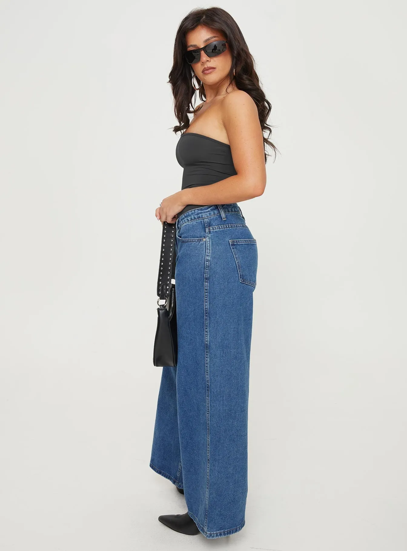 Colorfast Dyeing Method Ramos Low Rise Jeans Denim Petite
