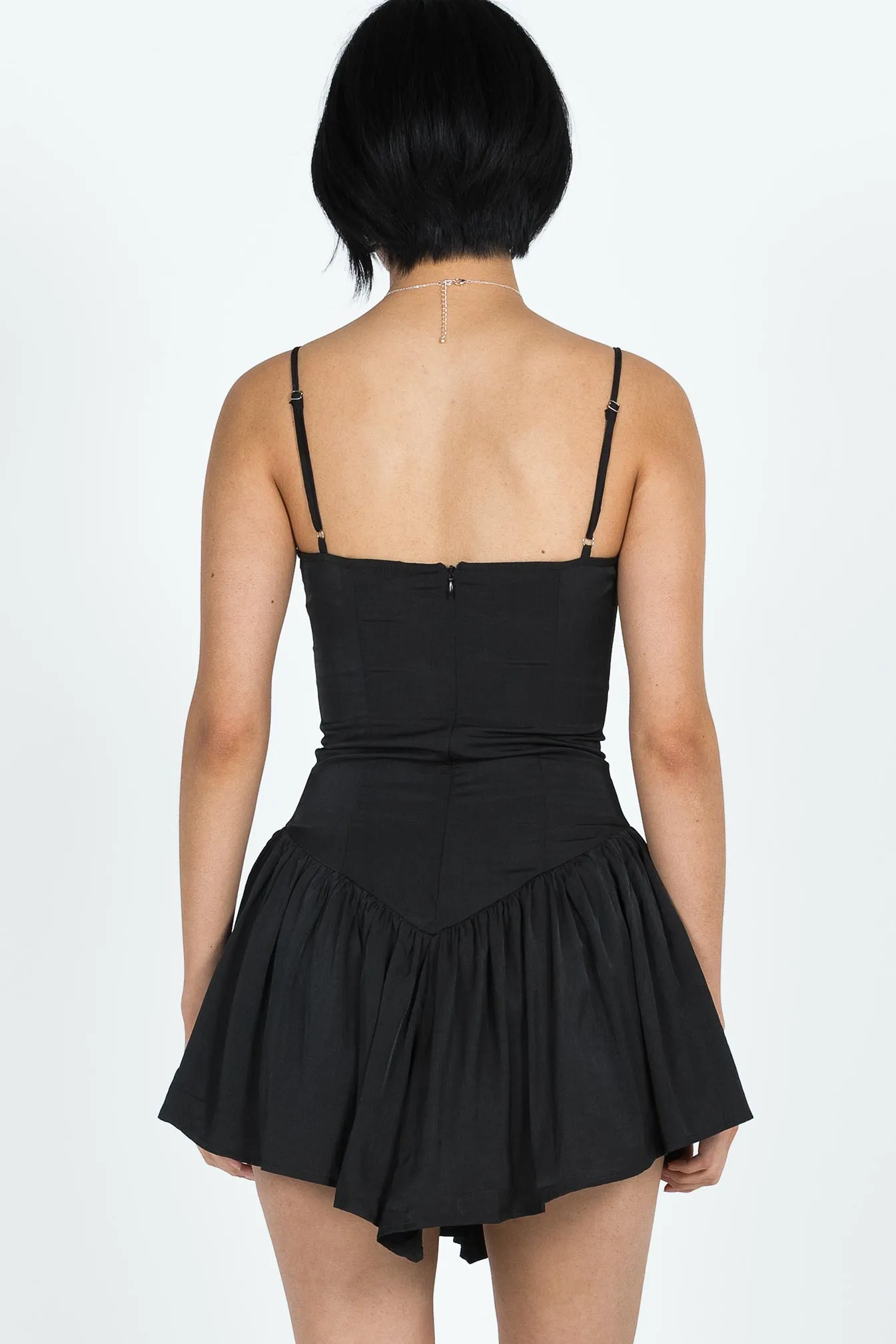 Camille Mini Dress Black Show Skin