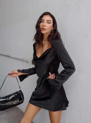 Vibrant Wear Non toxic Star Power Mini Dress Black Petite