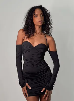 Wyona Mini Dress Black Modern Muse