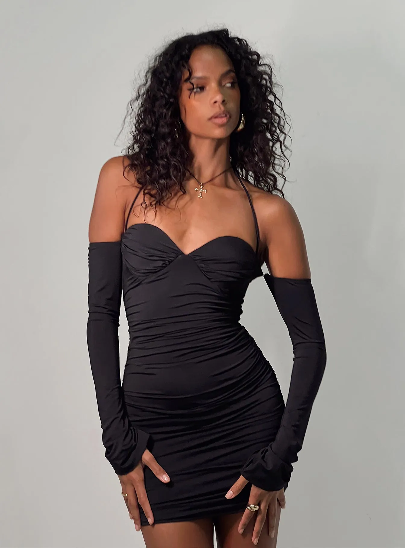 Wyona Mini Dress Black Modern Muse