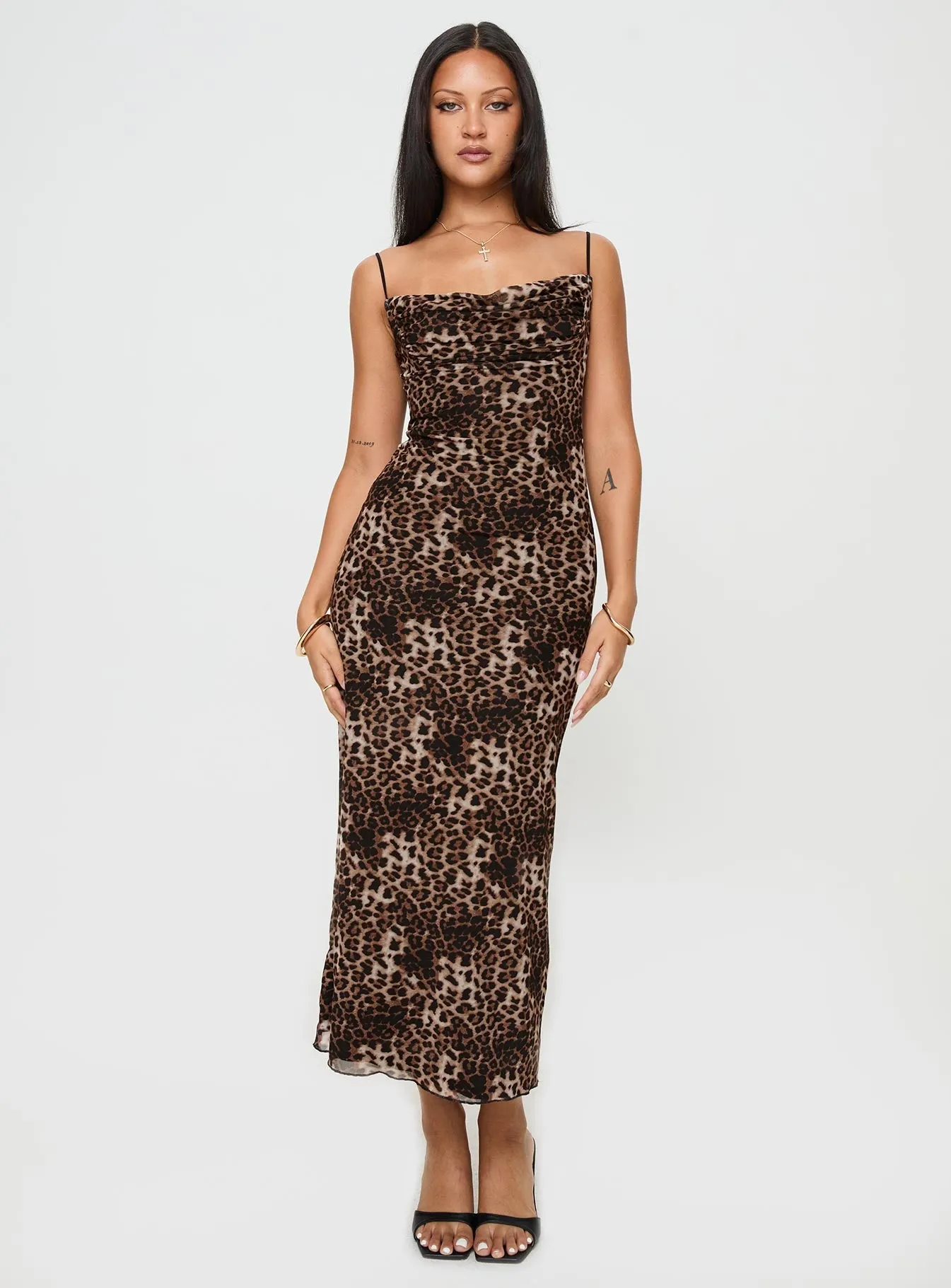 Stage Ready Sugar Maxi Dress Leopard