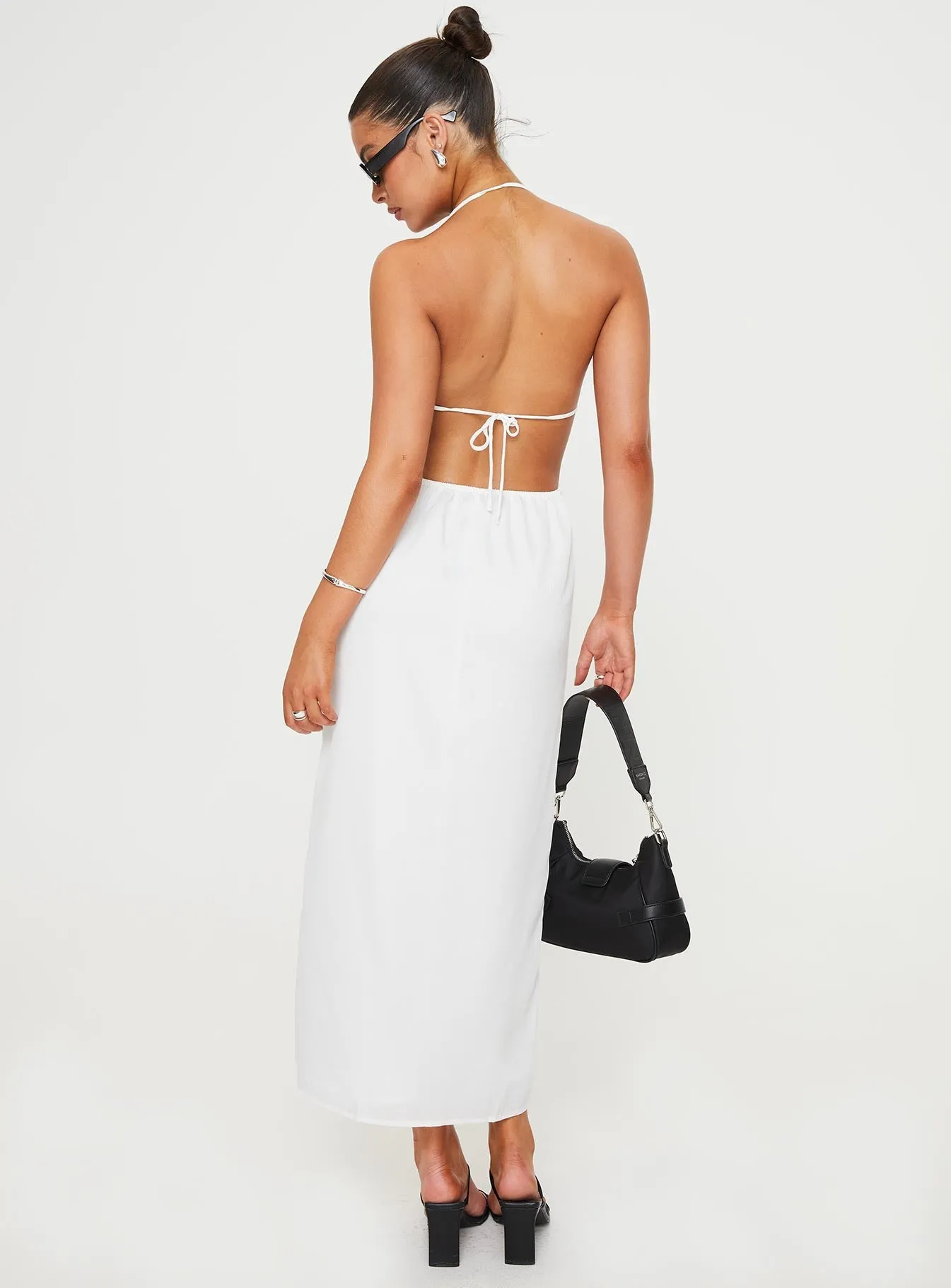 Hemp Glow Its elegant silhouette adds a touch of sophistication to your everyday look Tailor Maxi Dress White