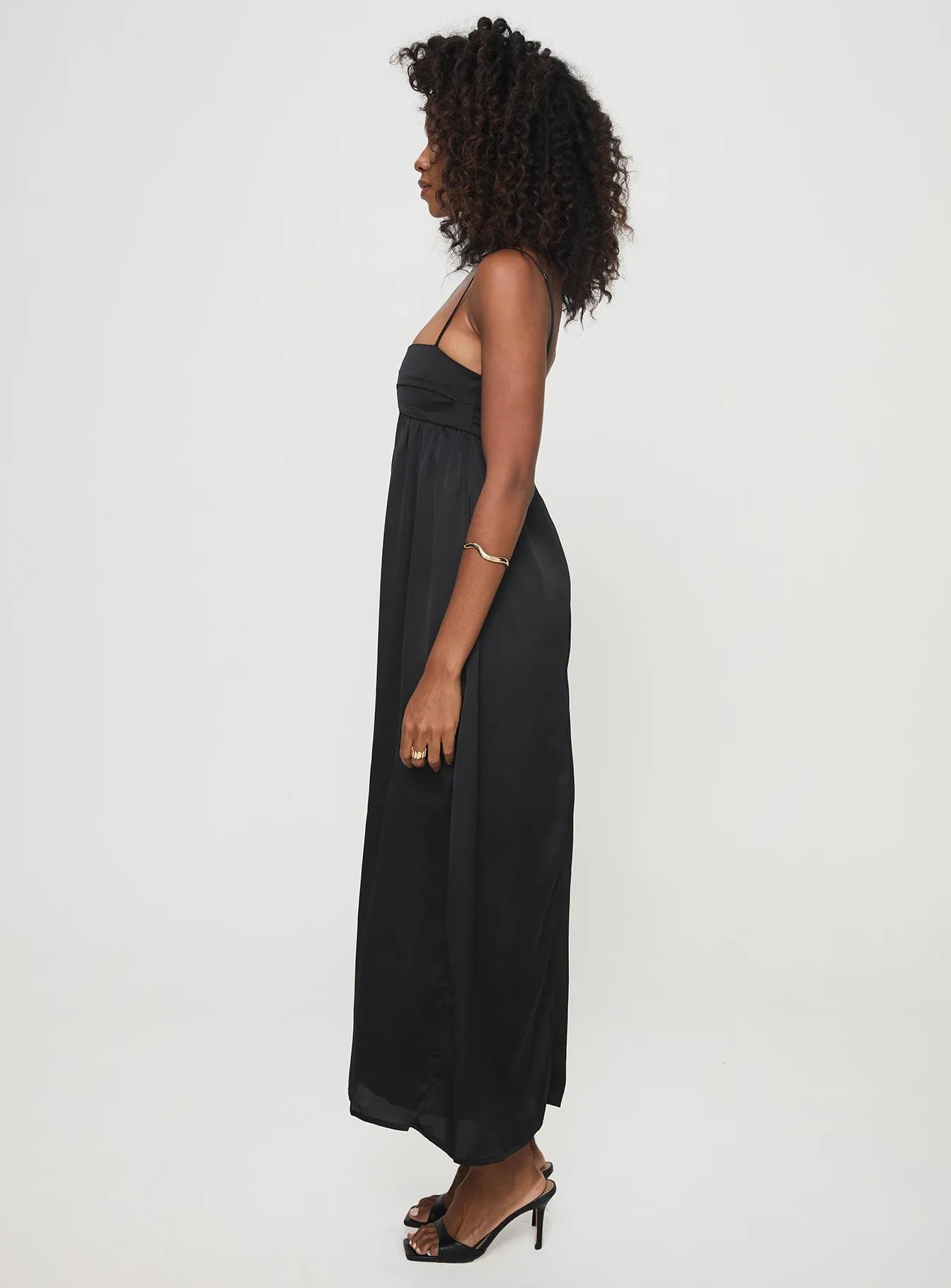 Cool Air Ortega Maxi Dress Black
