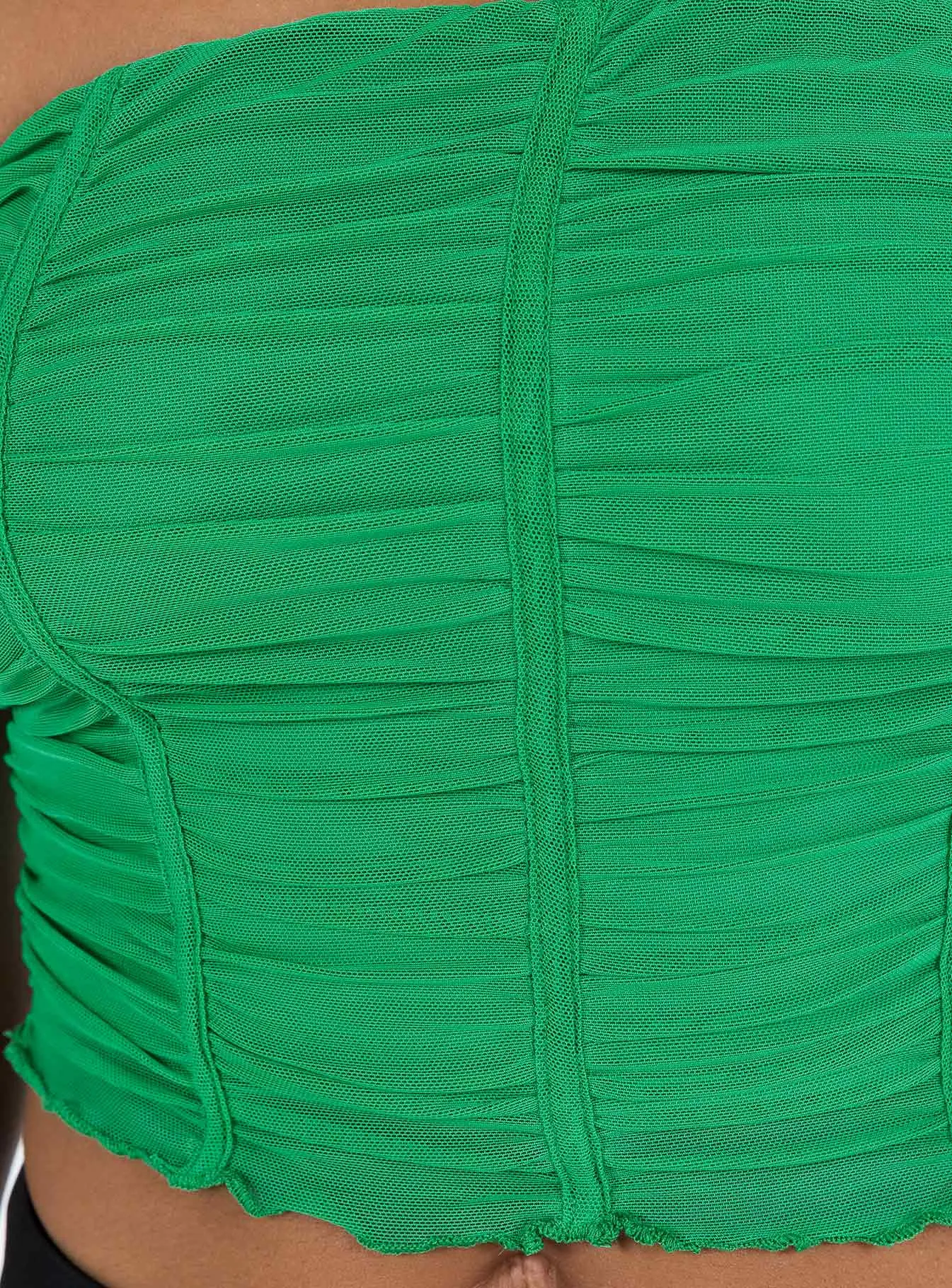 Caldwell Tube Top Green Soft Touch Blend LayeredCollar