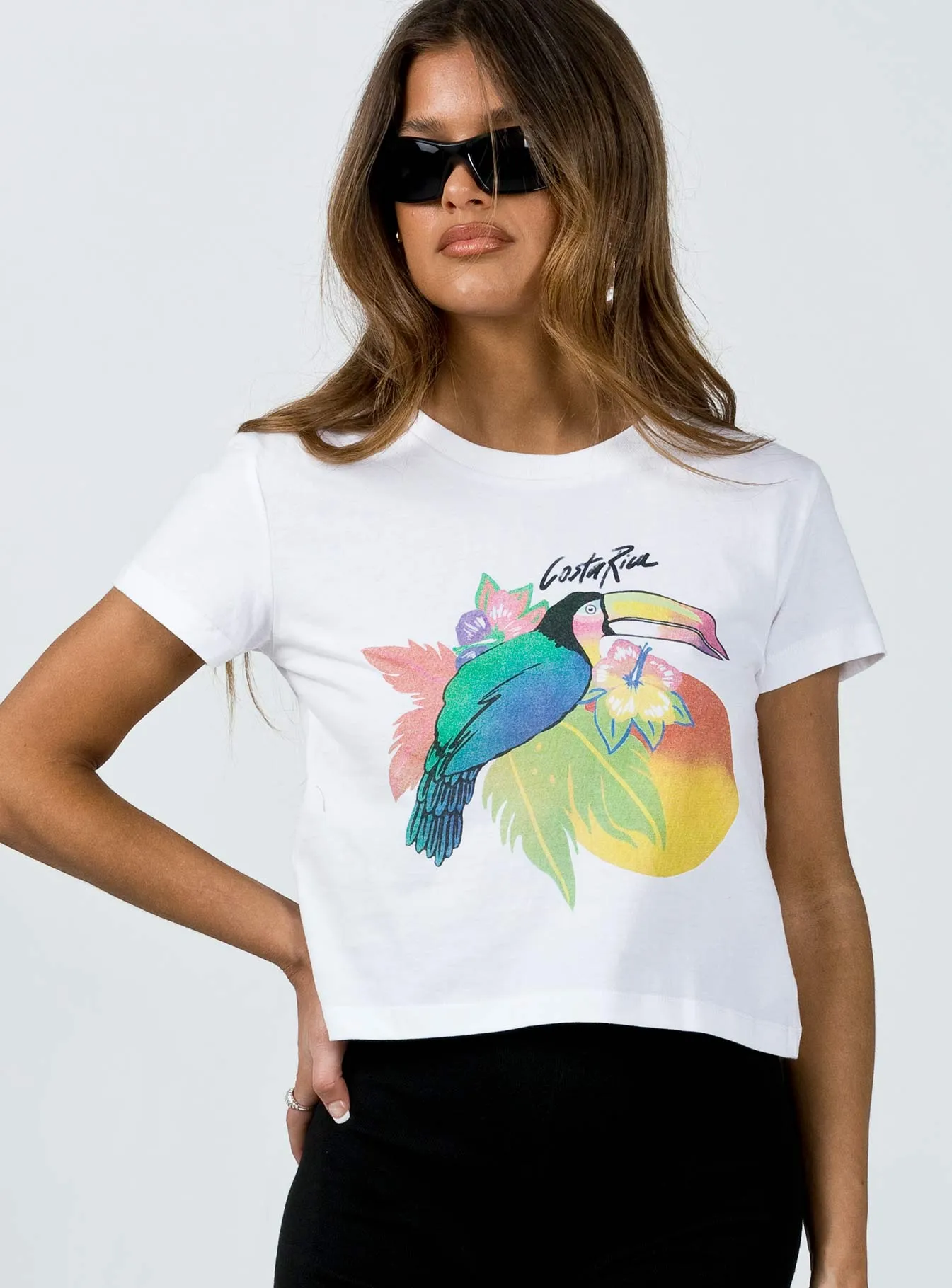 Costa Rica Tee White Weekend Smart Comfy Essentials Wear