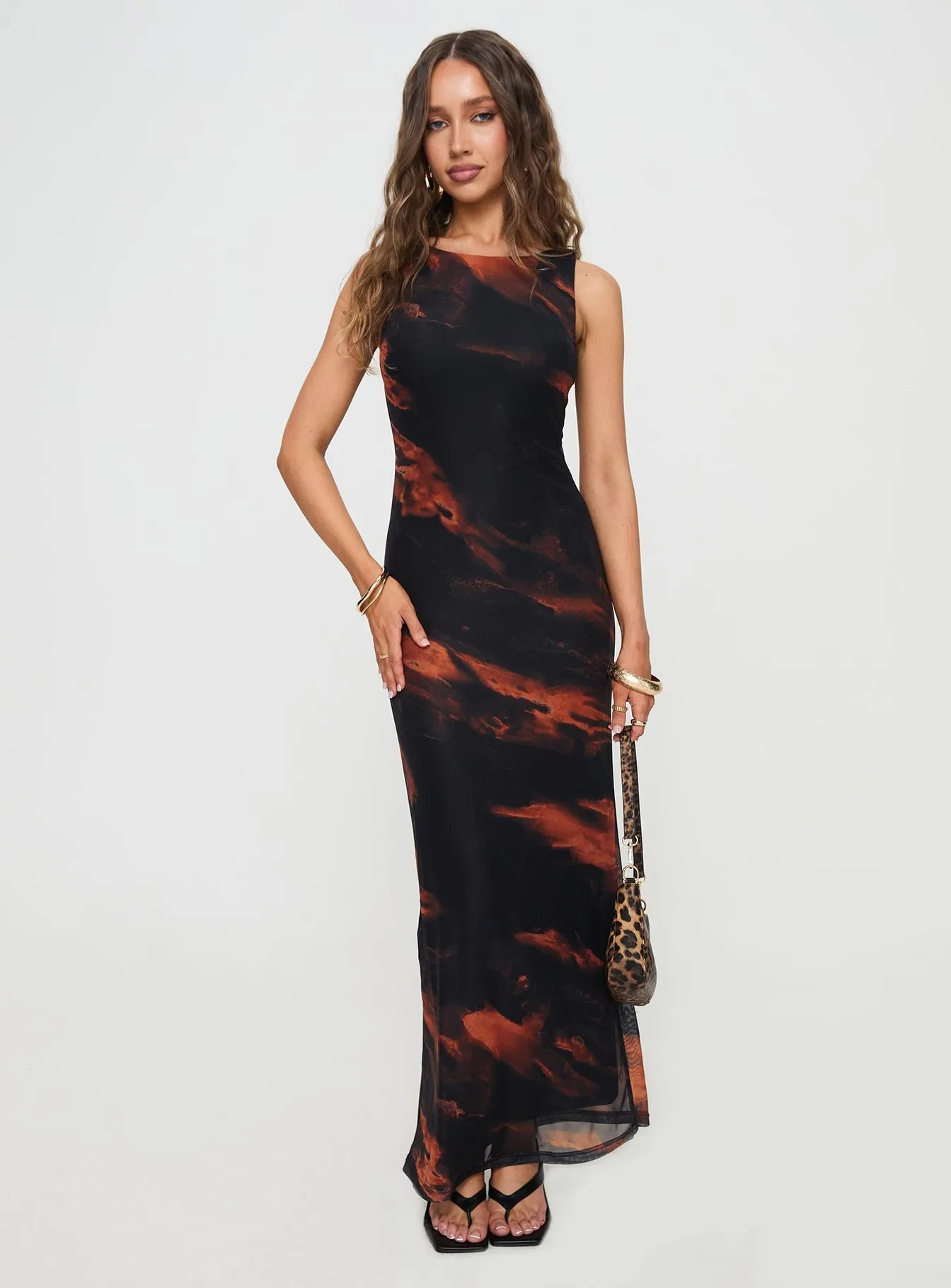 Elegant dress for brunch Dalena Maxi Dress Multi