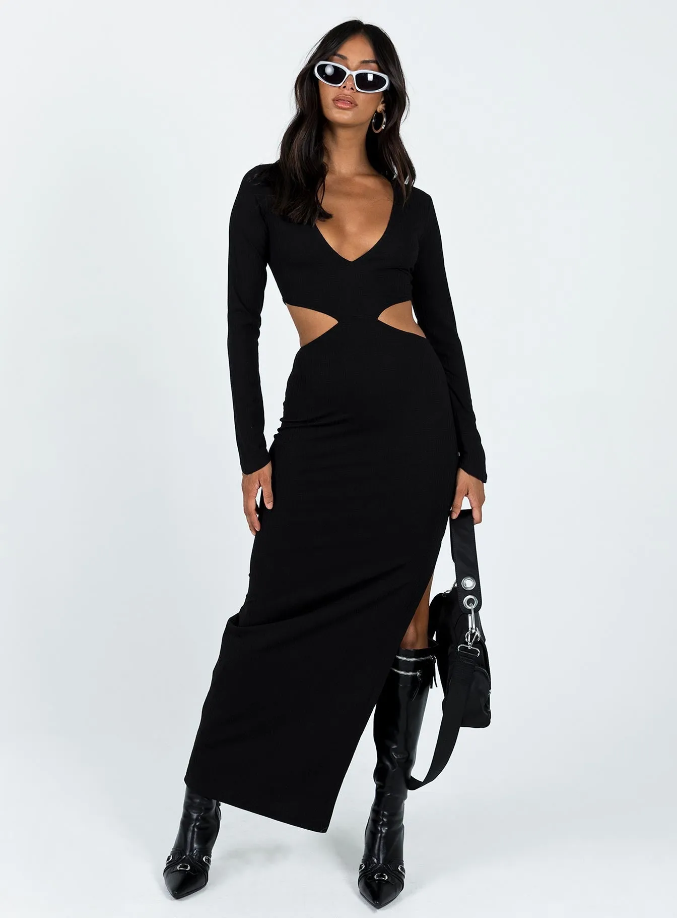 Wood Bridge dreamy vibe Ayda Maxi Dress Black