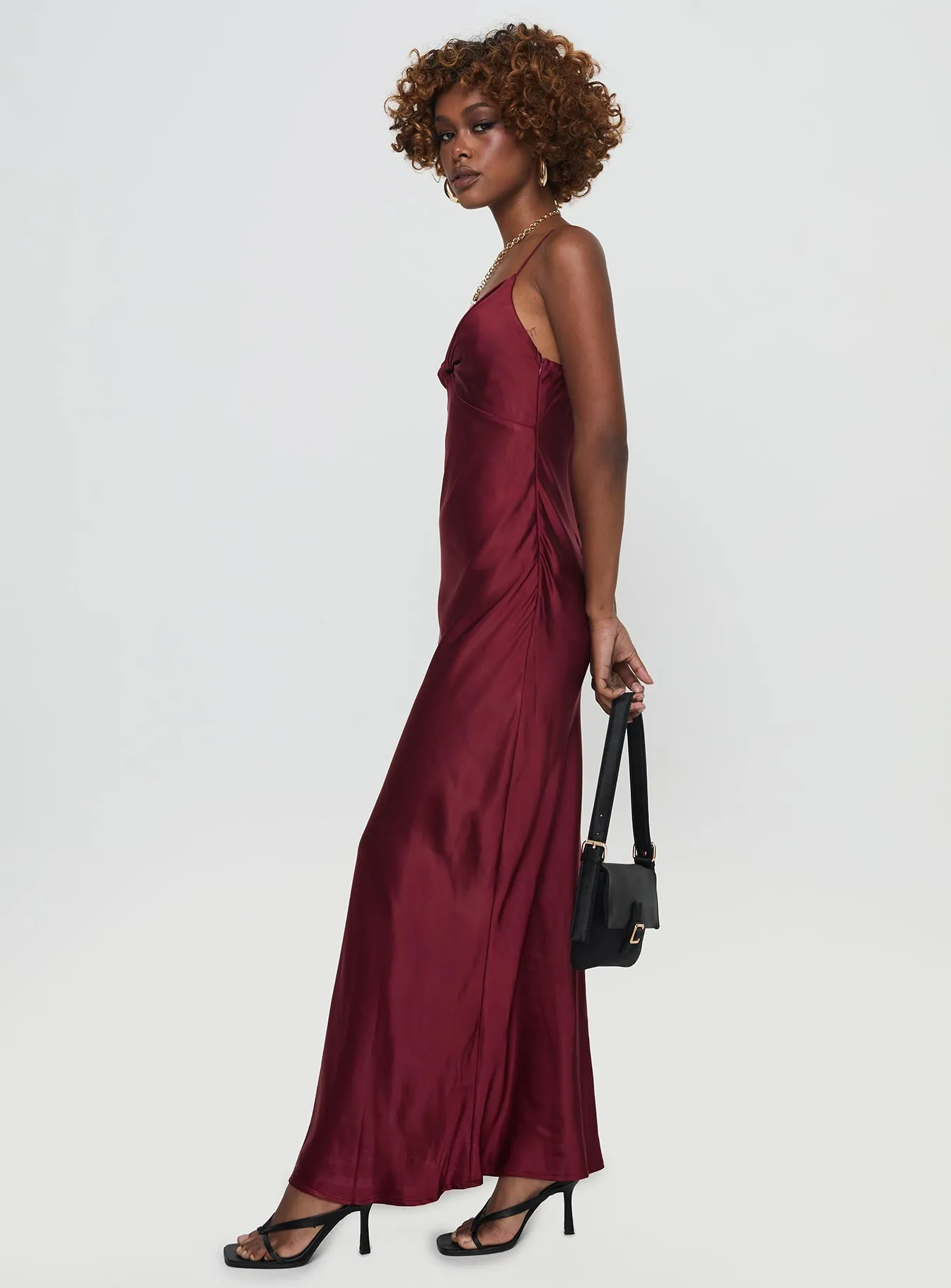 dreamy vibe Marilyn Maxi Dress Wine
