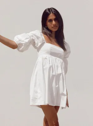 Fun Mode Noha Mini Dress White