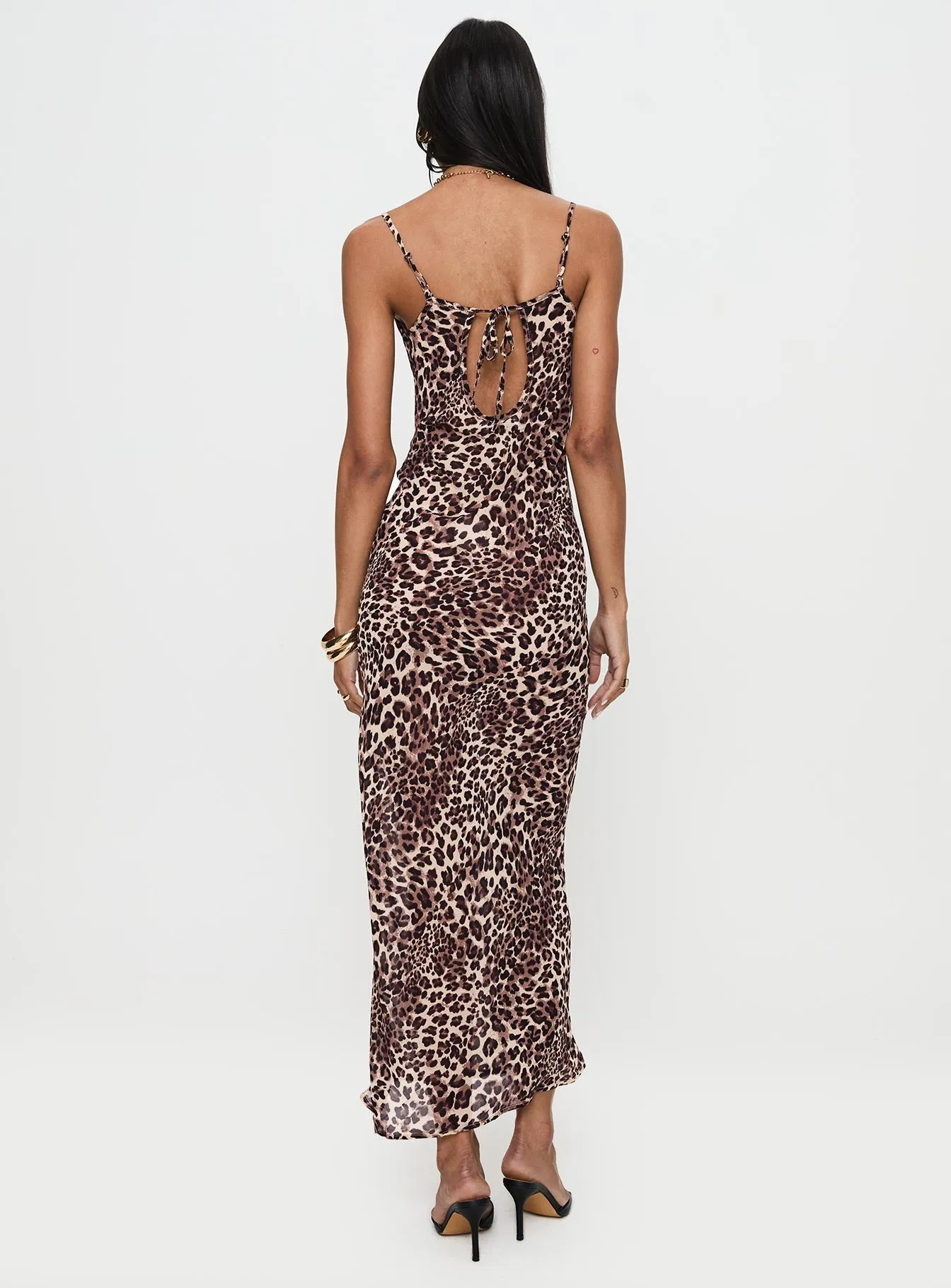 Kimono Arm Paolina Maxi Dress Leopard