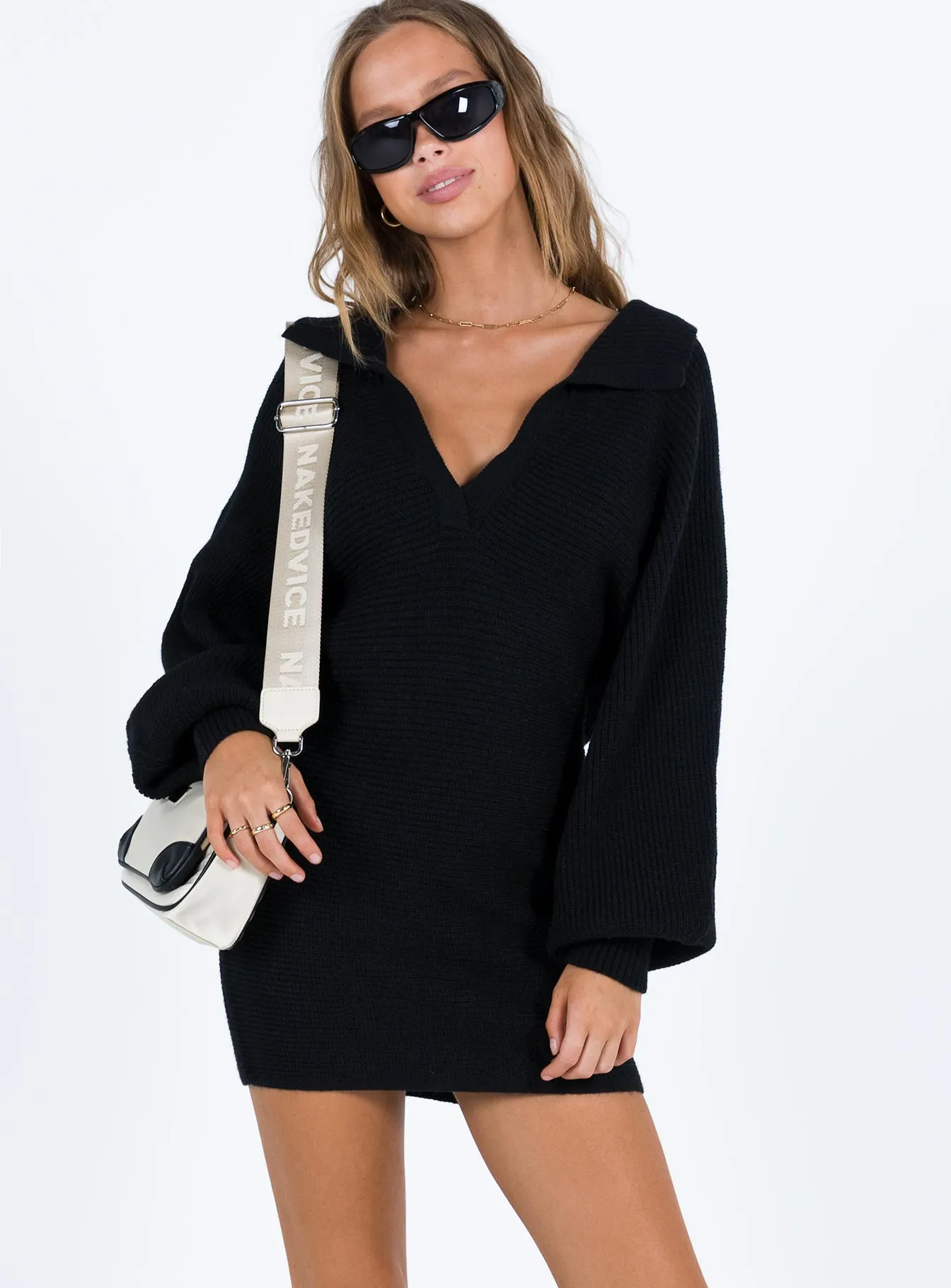 Tagless Design Trendy Vibes Quinten Mini Dress Black