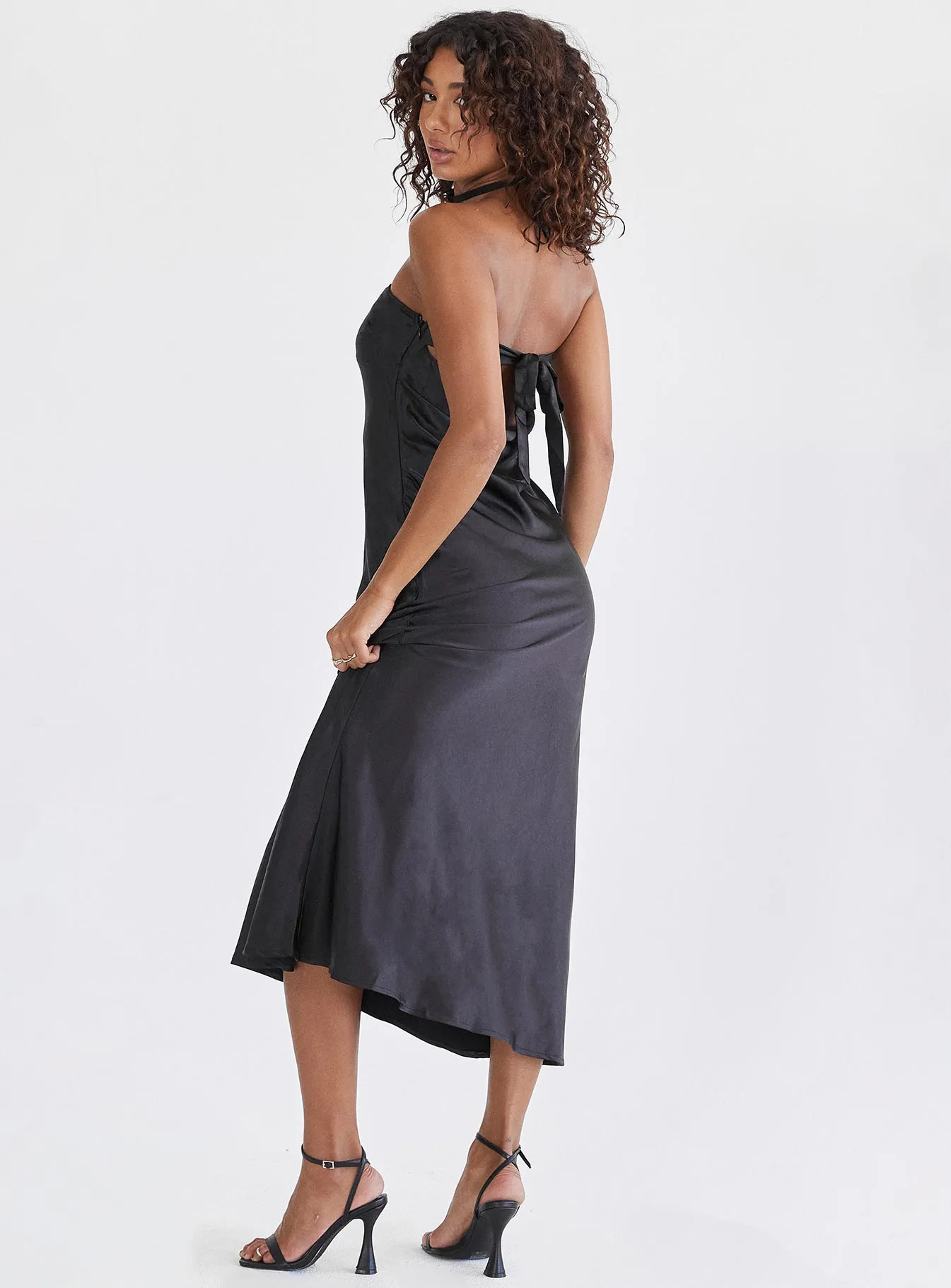 Haley Maxi Dress Black Life Soft Rural Air