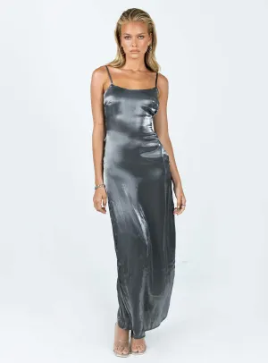 Gianne Slip Maxi Dress Grey Harbor Path