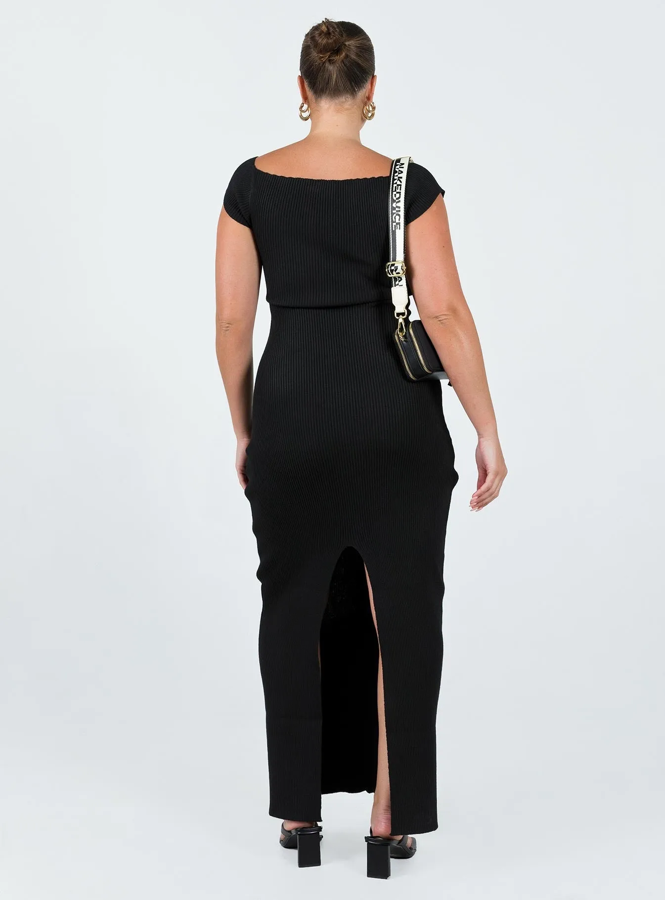 Larissa Maxi Dress Black Rock Shore