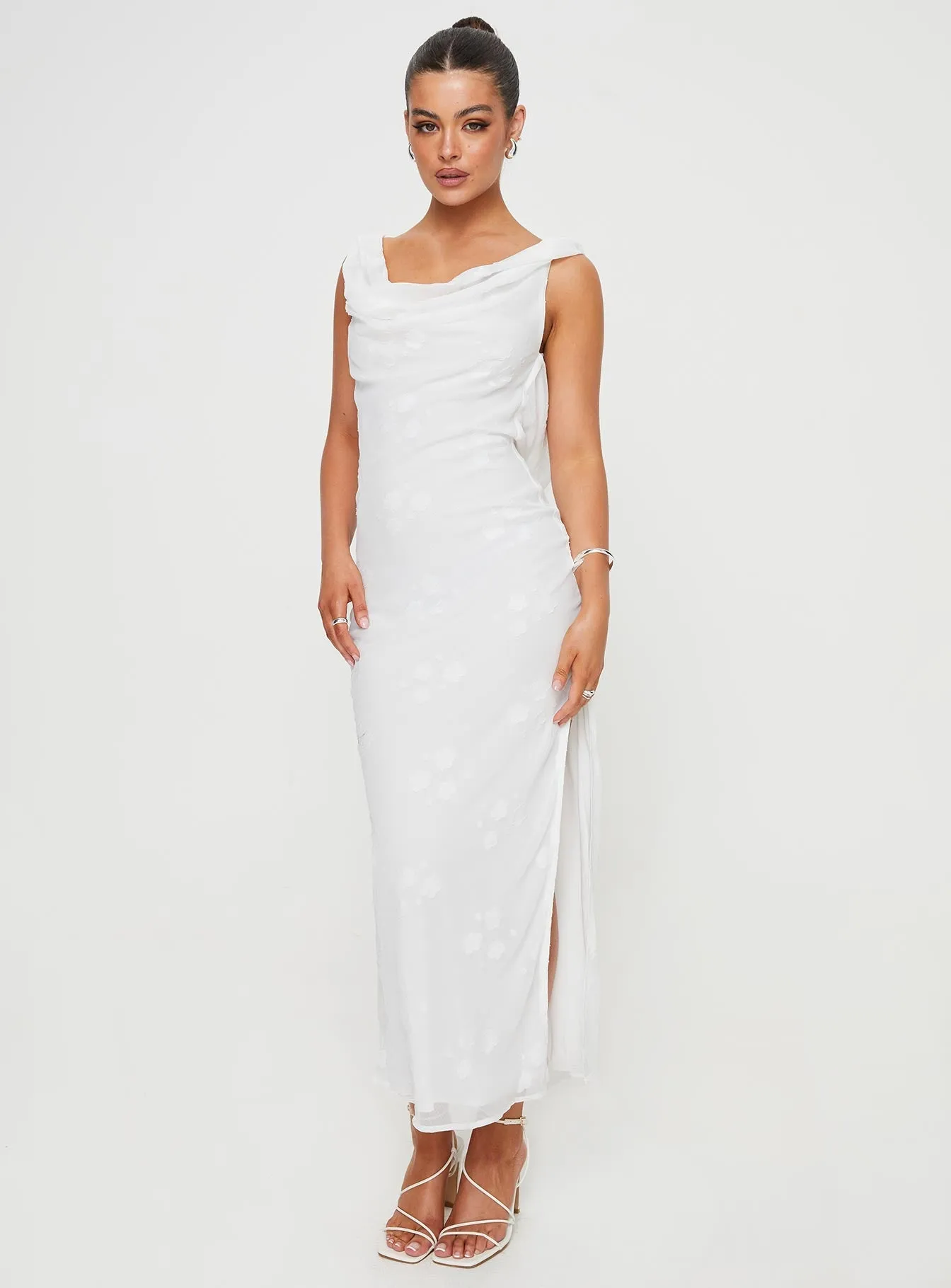 Party Ready Contessa Maxi Dress White