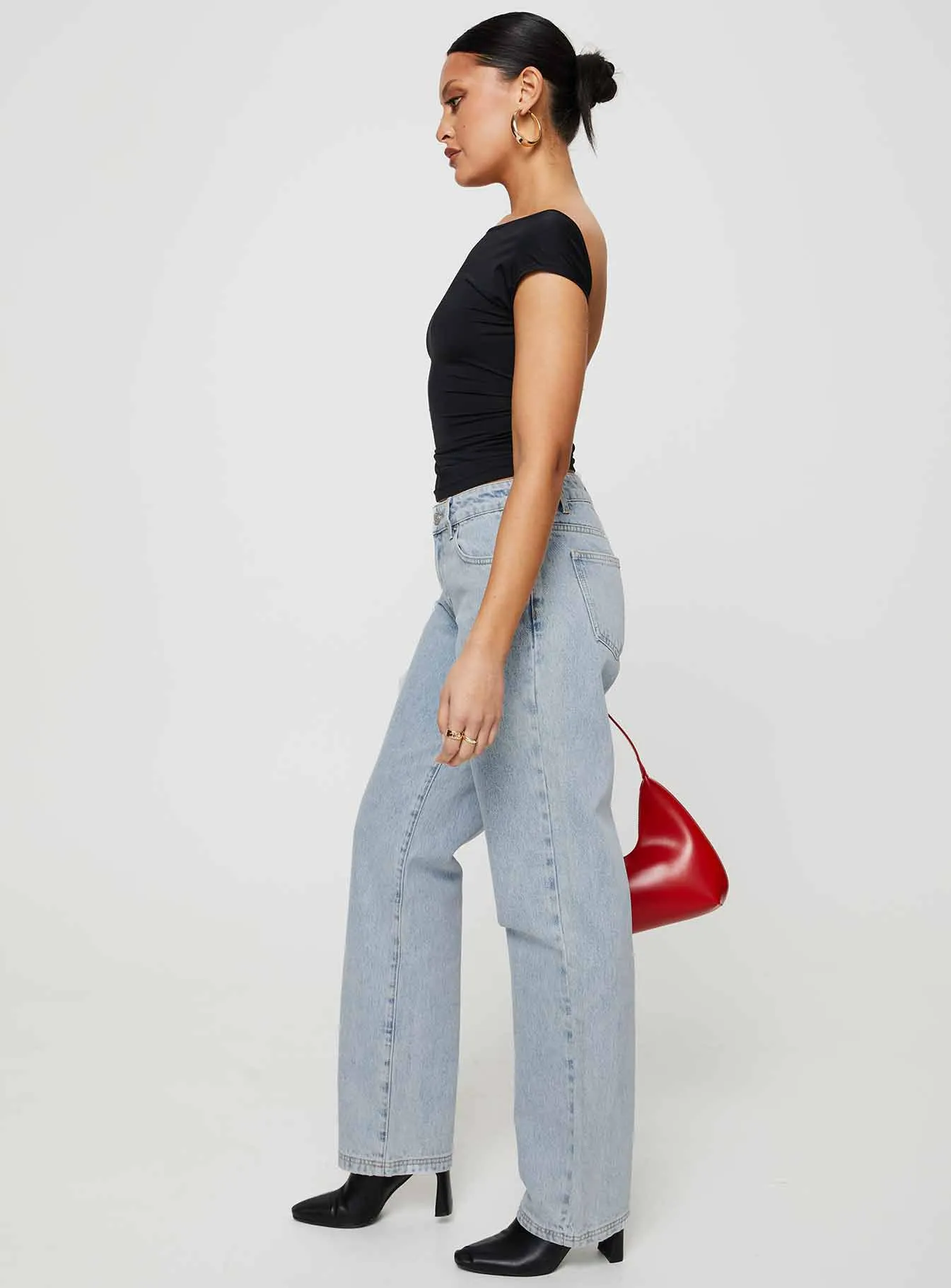Gazelle Jeans Light Wash Denim Natural Fit