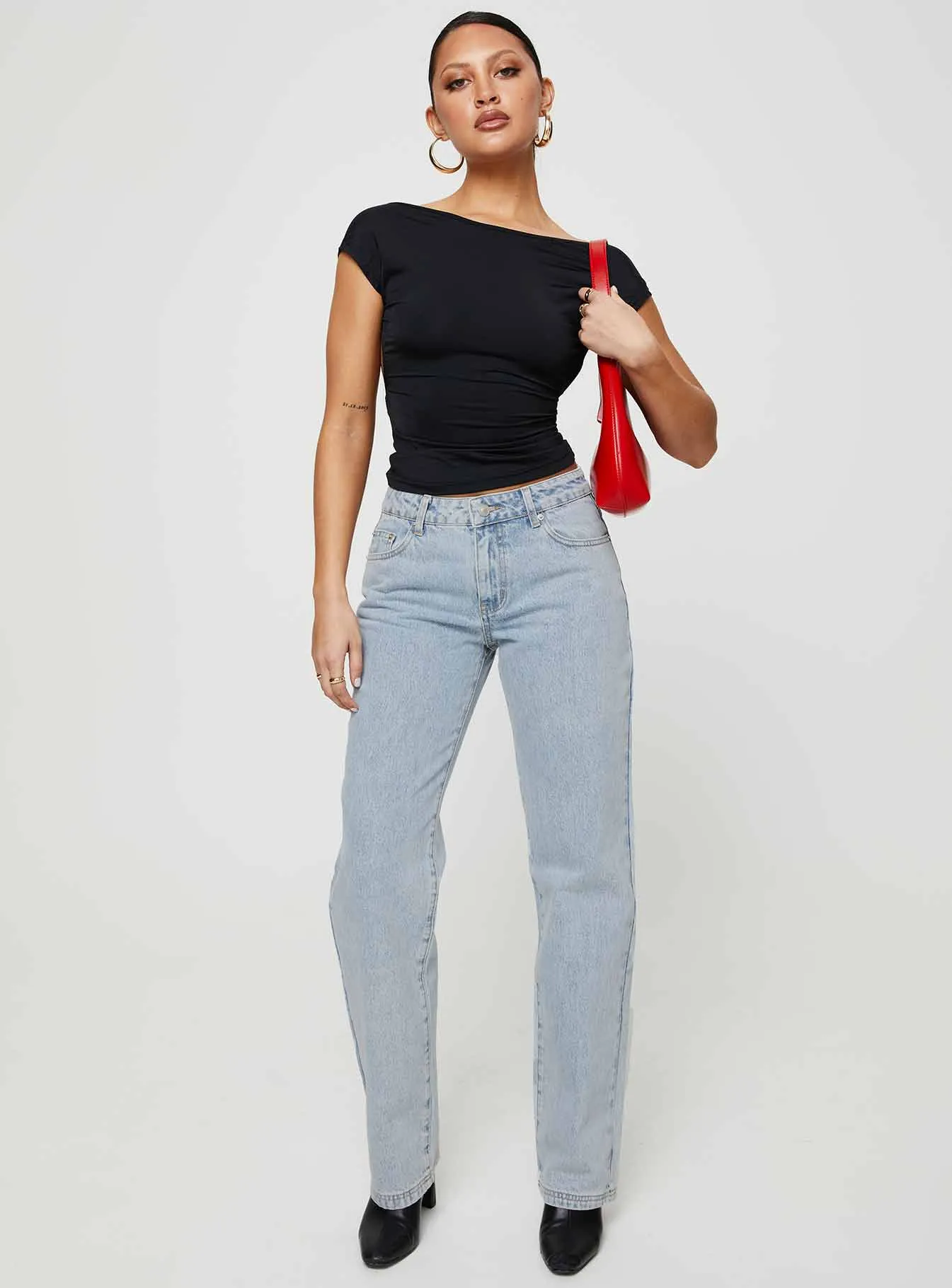 Gazelle Jeans Light Wash Denim Adaptive Stretch Fabric