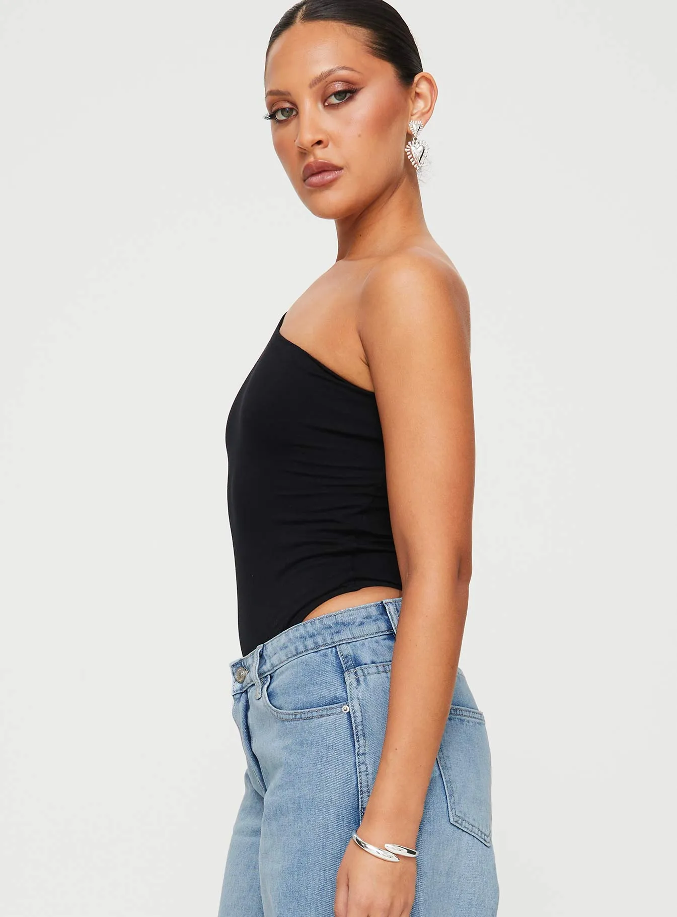 Seema Bodysuit Black Music Classic Vacation Friends