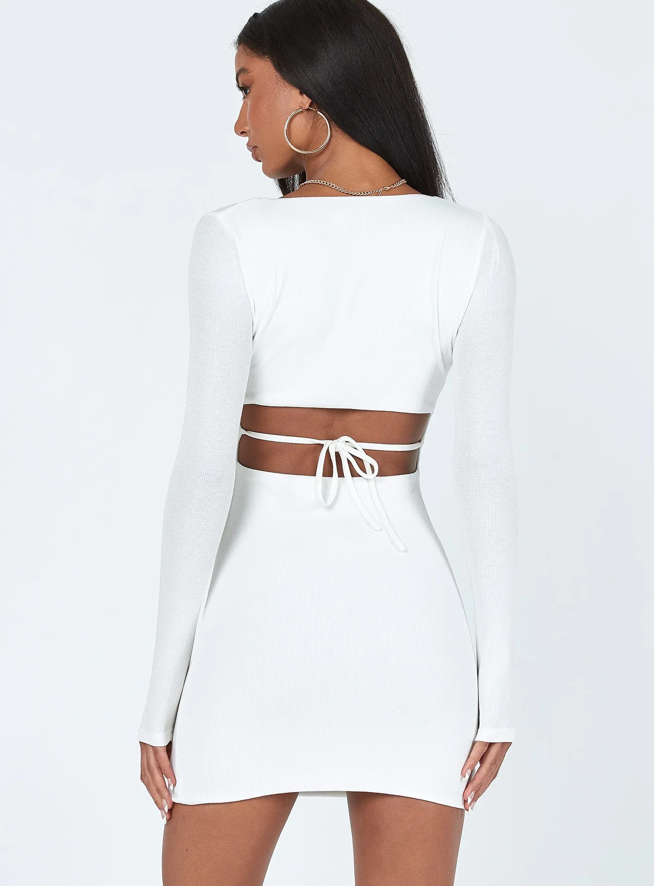 Nolan Mini Dress White All Season Wear