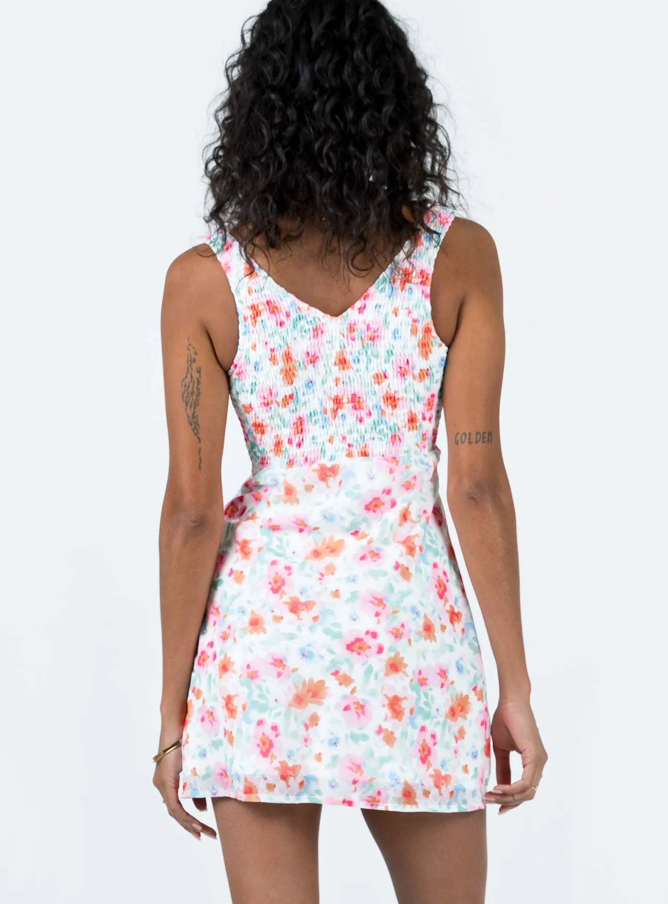 Bareena Mini Dress Multi Sophisticated short dress Light Glow