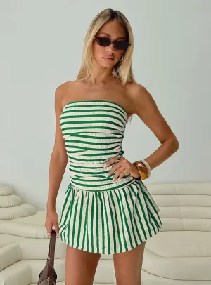 Montebello Strapless Mini Dress Multi Light Soft