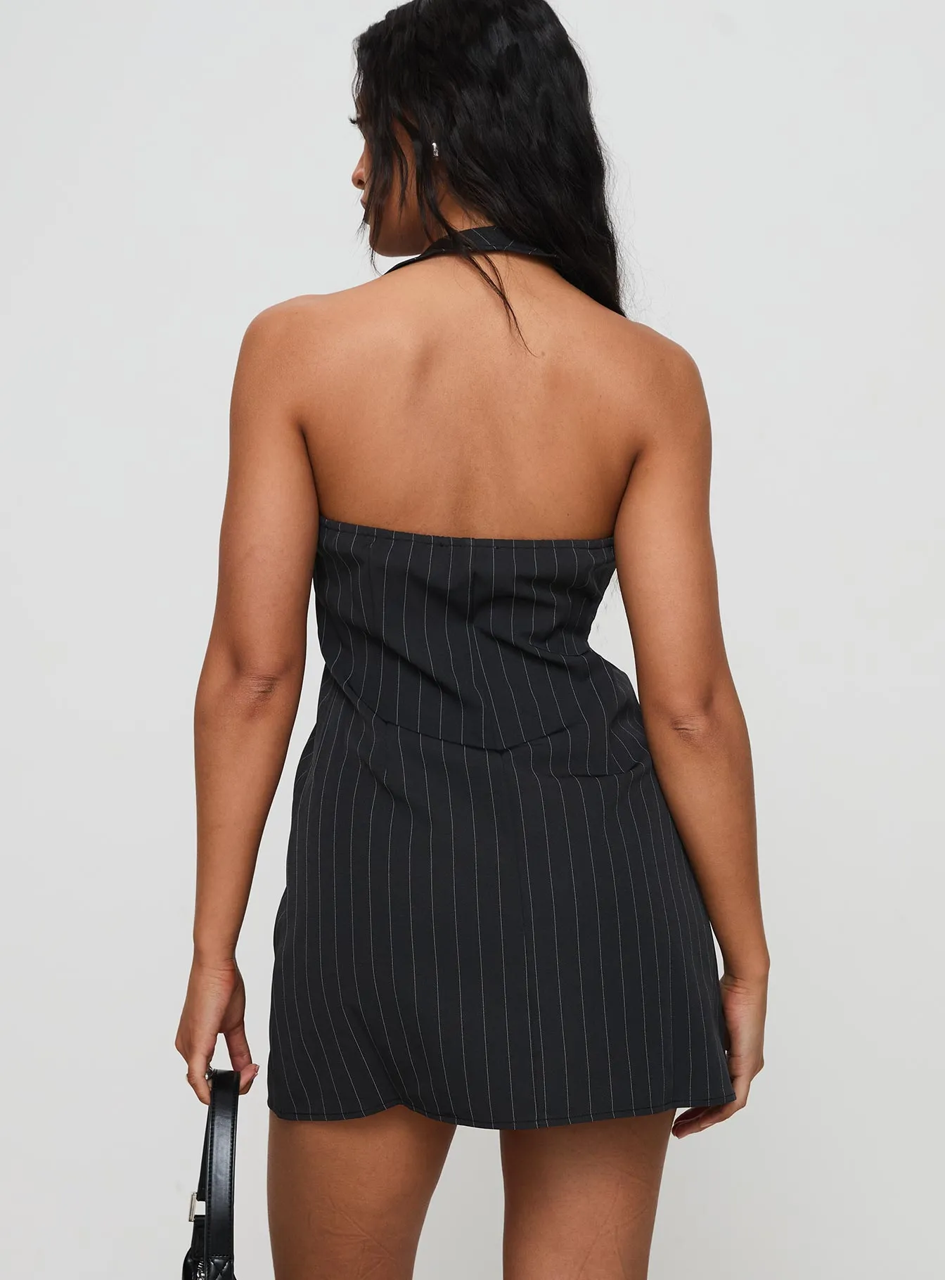 Effortless evening attire Fenny Mini Dress Pinstripe
