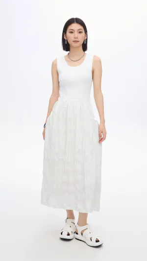 Handmade Glow Nylon Patch Knit Dress
