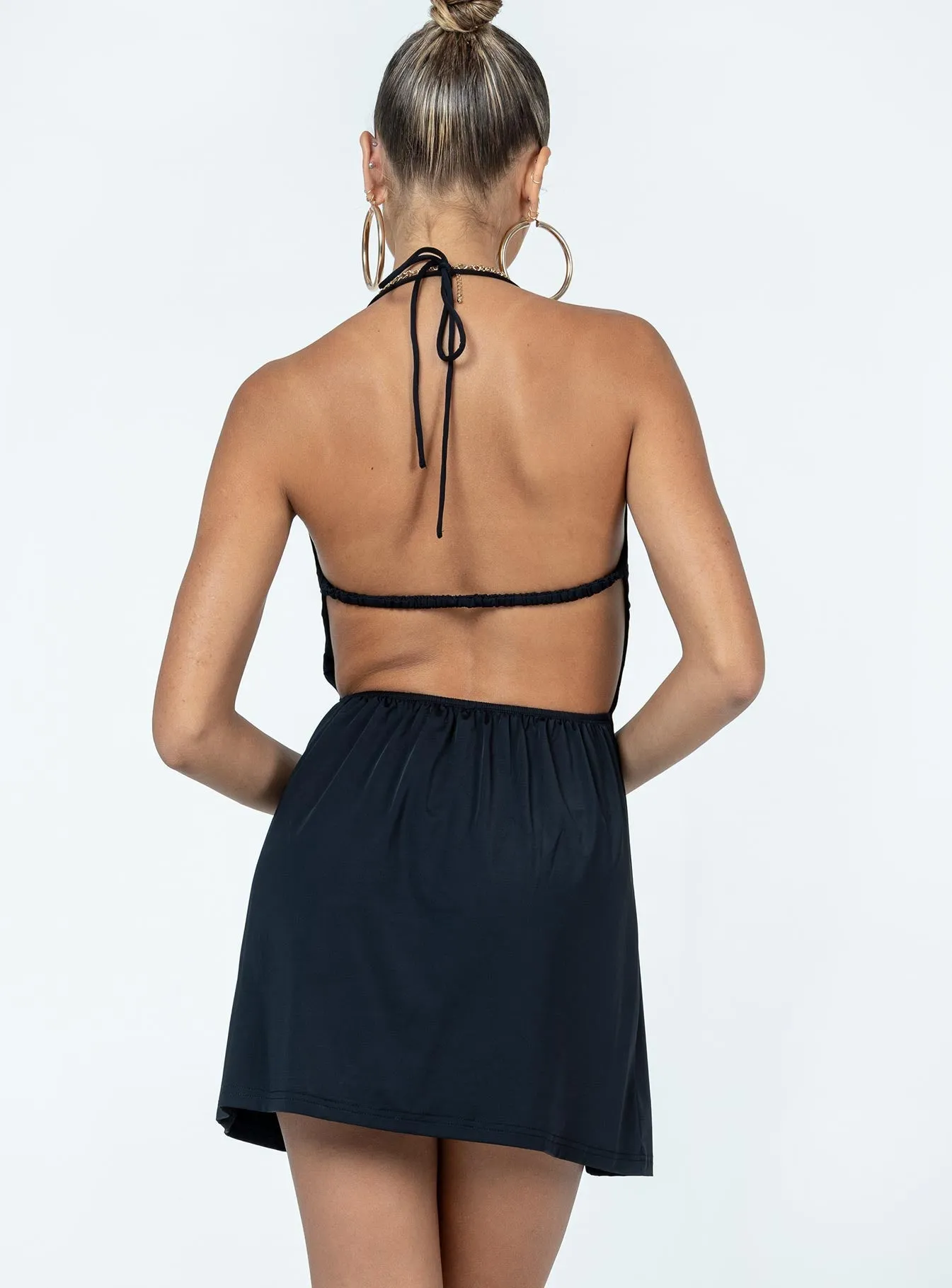 Flattering Fit Layland Mini Dress Black
