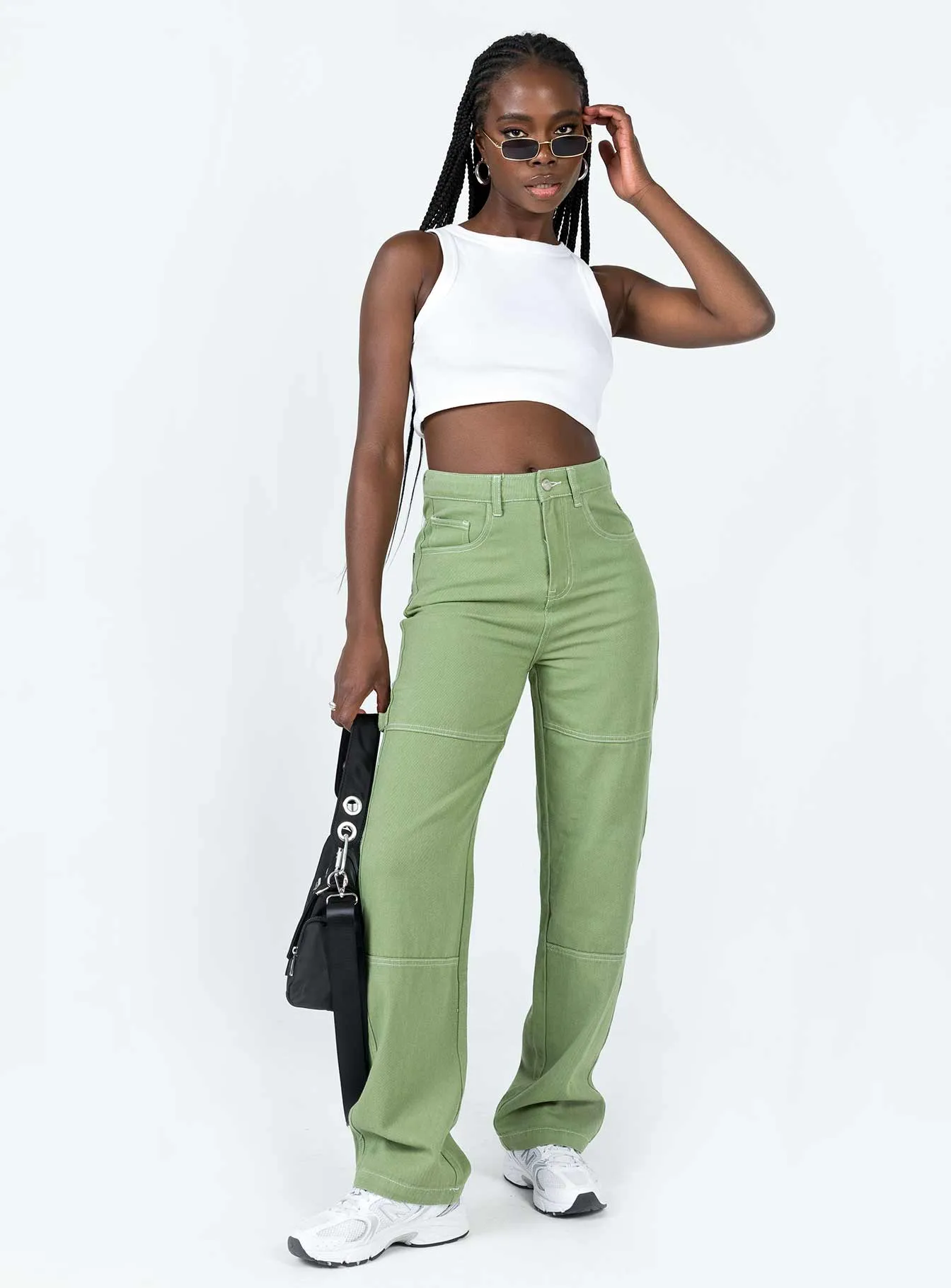Copeland Jeans Khaki Adjustable Belt Loops Neutral design