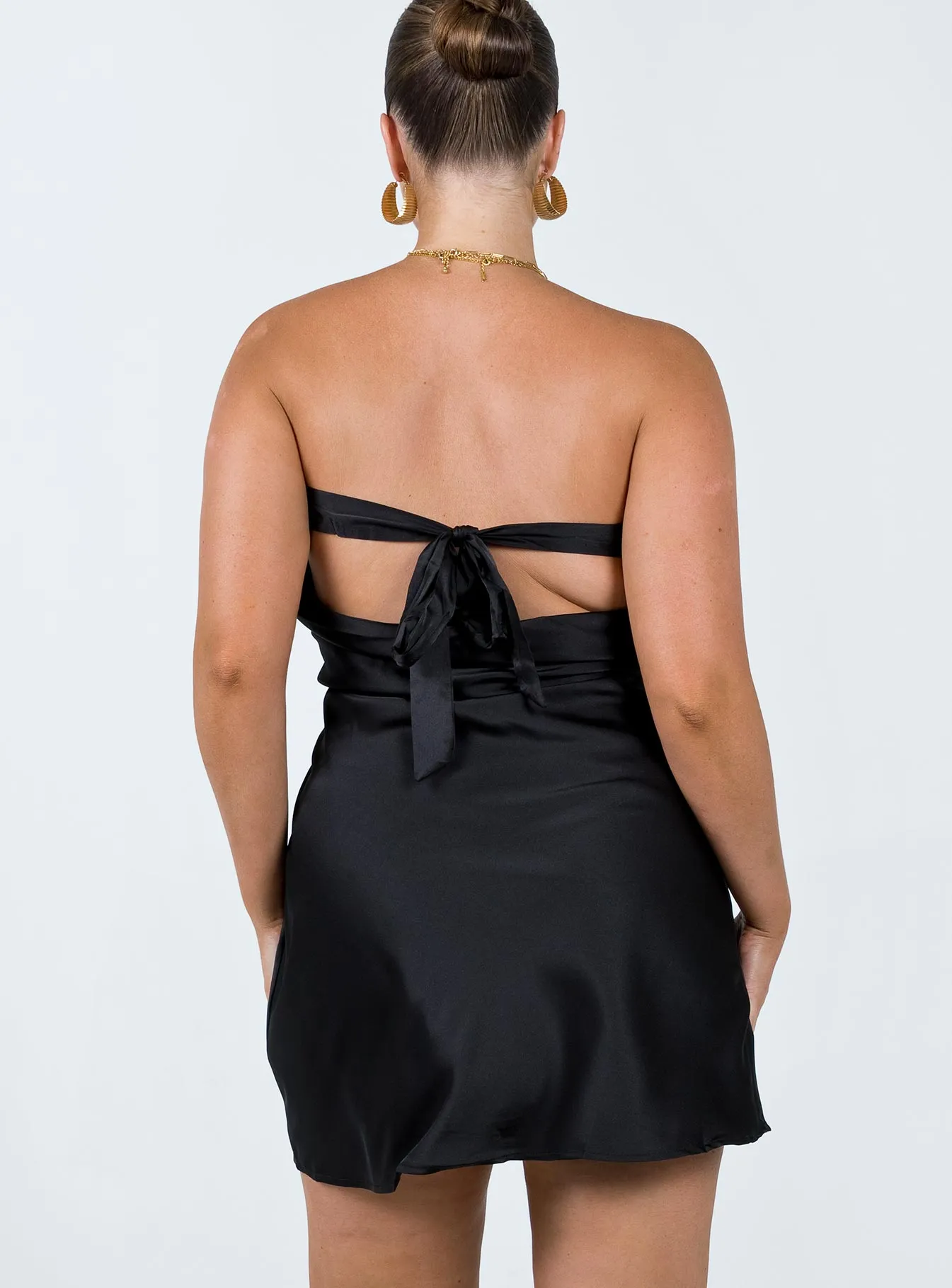 Jasmyn Mini Dress Black Trend Soft