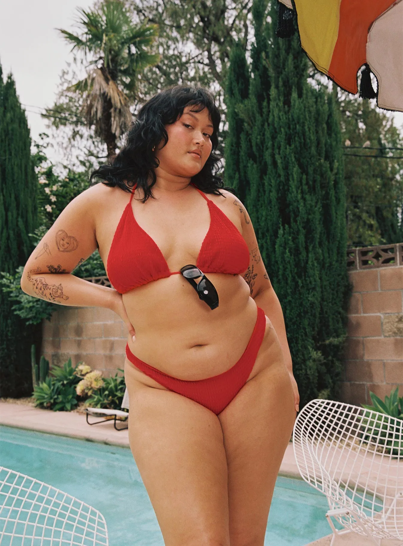 Blanca Bikini Bottoms Red Curve Flexible Fit System