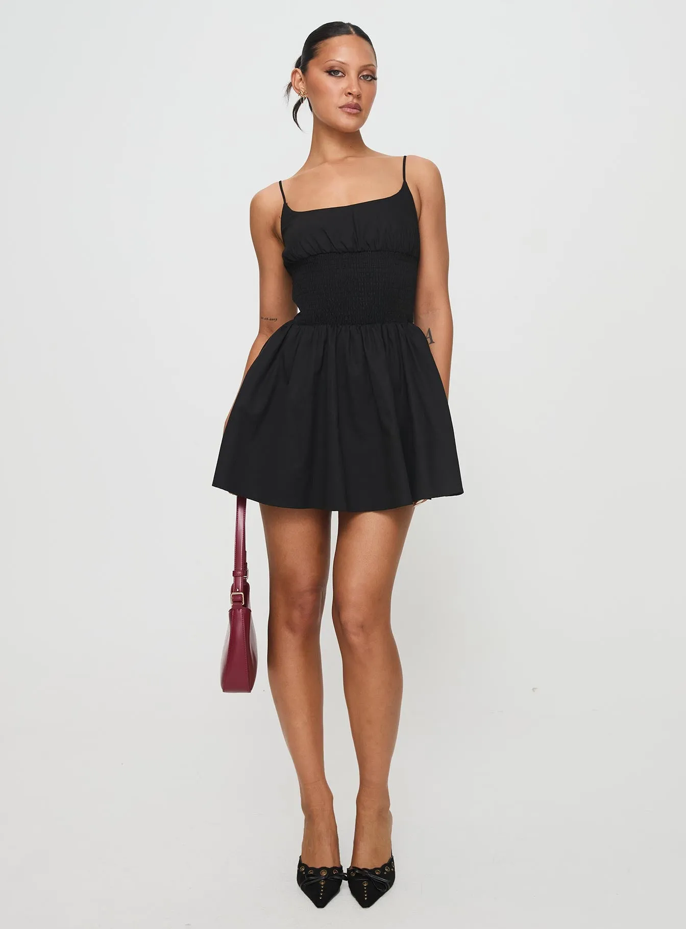 skin friendly Matisse Mini Dress Black