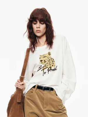 Travel Essential Animal Pattern Cotton T-shirt