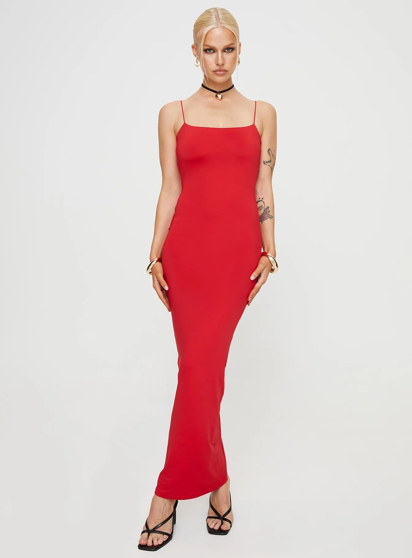 Marina Scene Night Glow Taree Maxi Dress Red