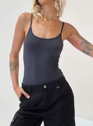 Geary Bodysuit Grey Tall Stretch Street Yoga Girl