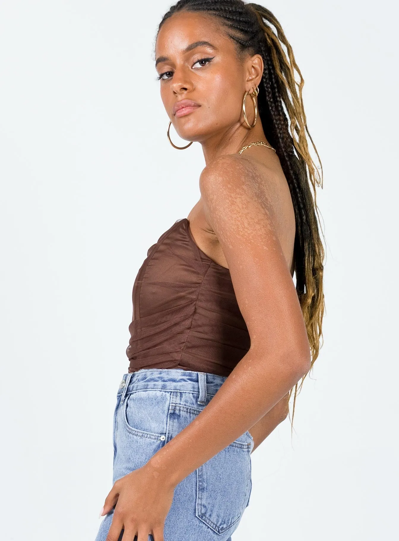Everyday Charming Luana Bodysuit Brown