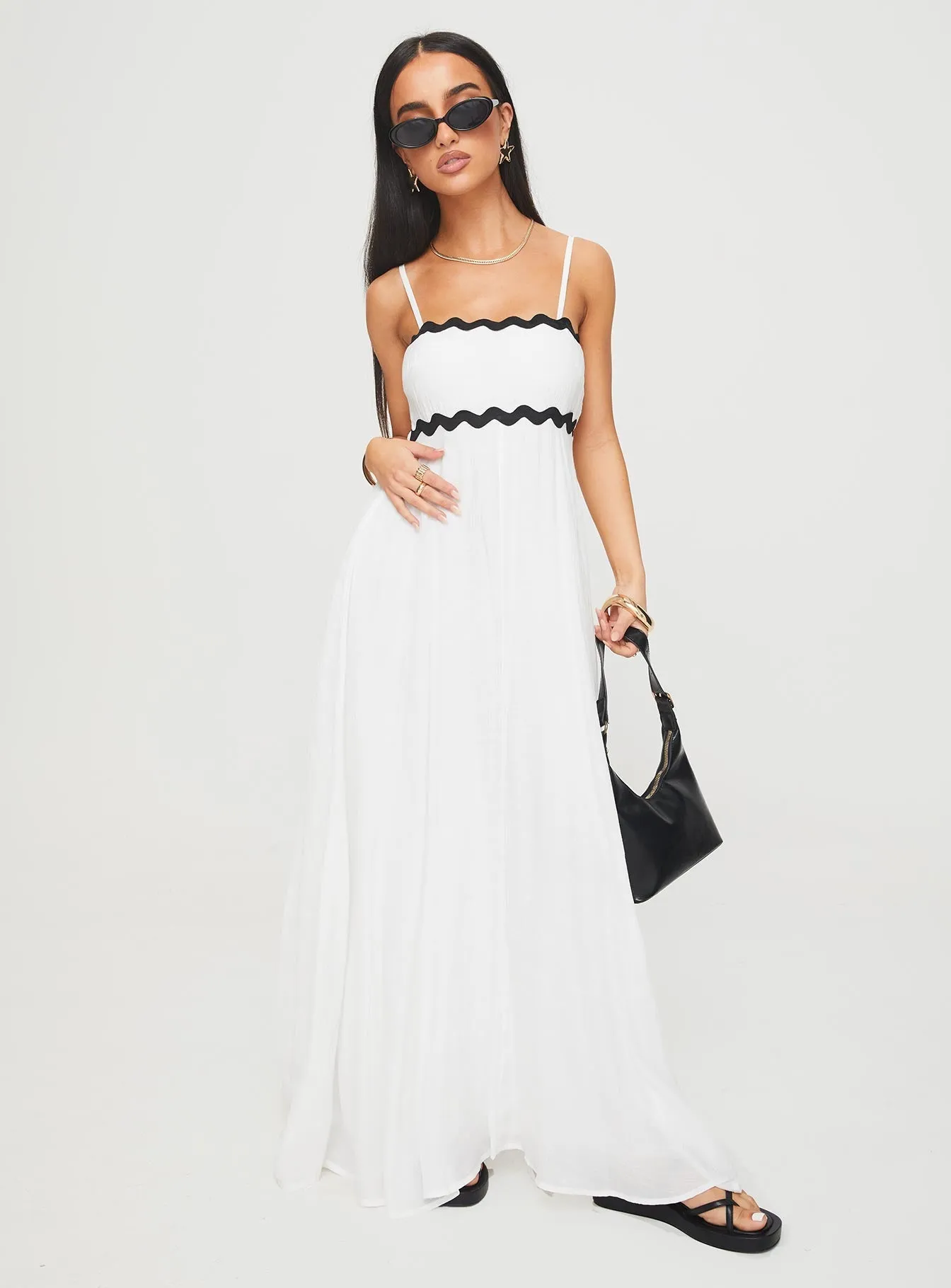 Croxetti Maxi Dress White Boho Spirit