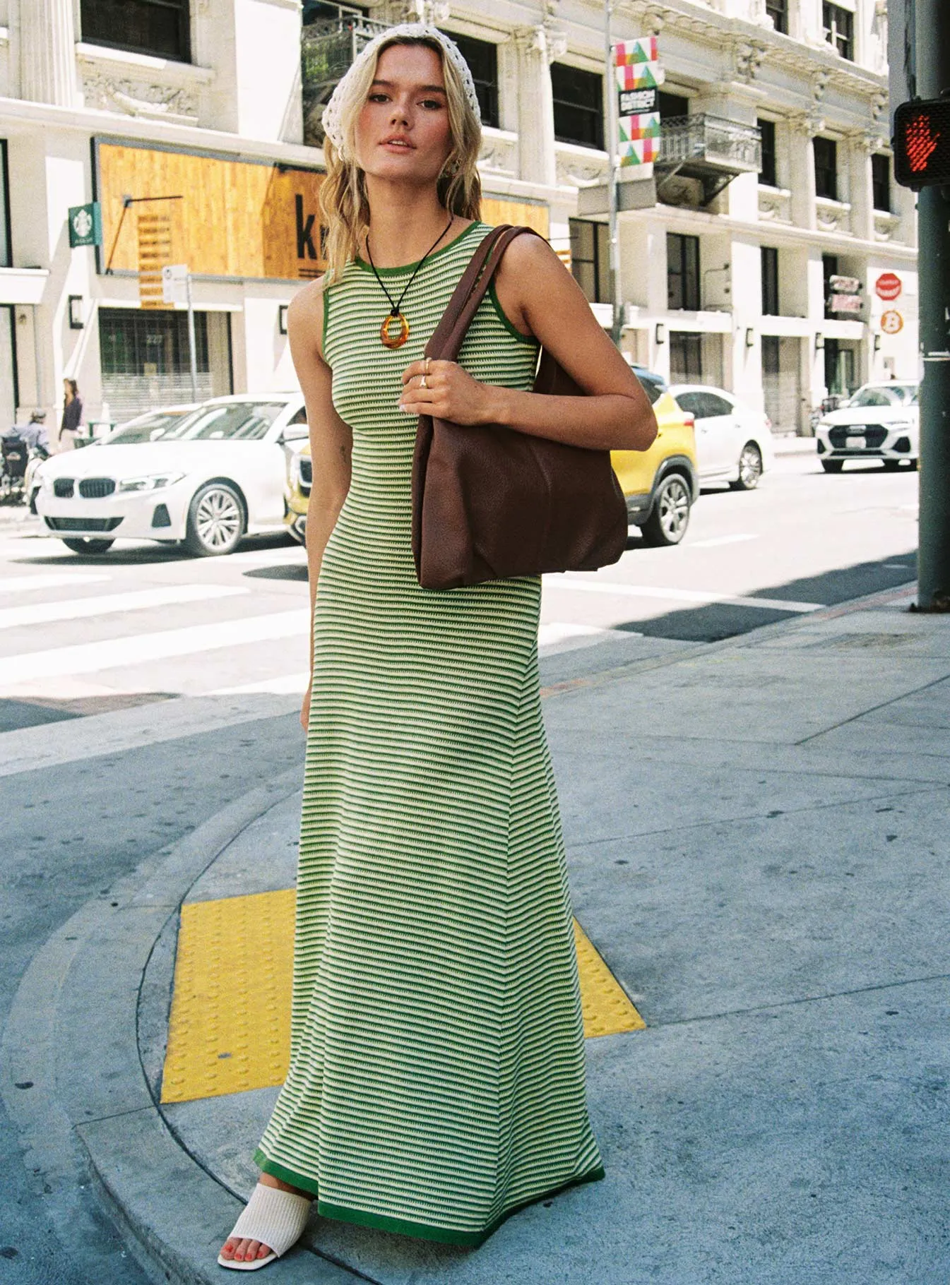 Lily Bloom Tavison Maxi Dress Green
